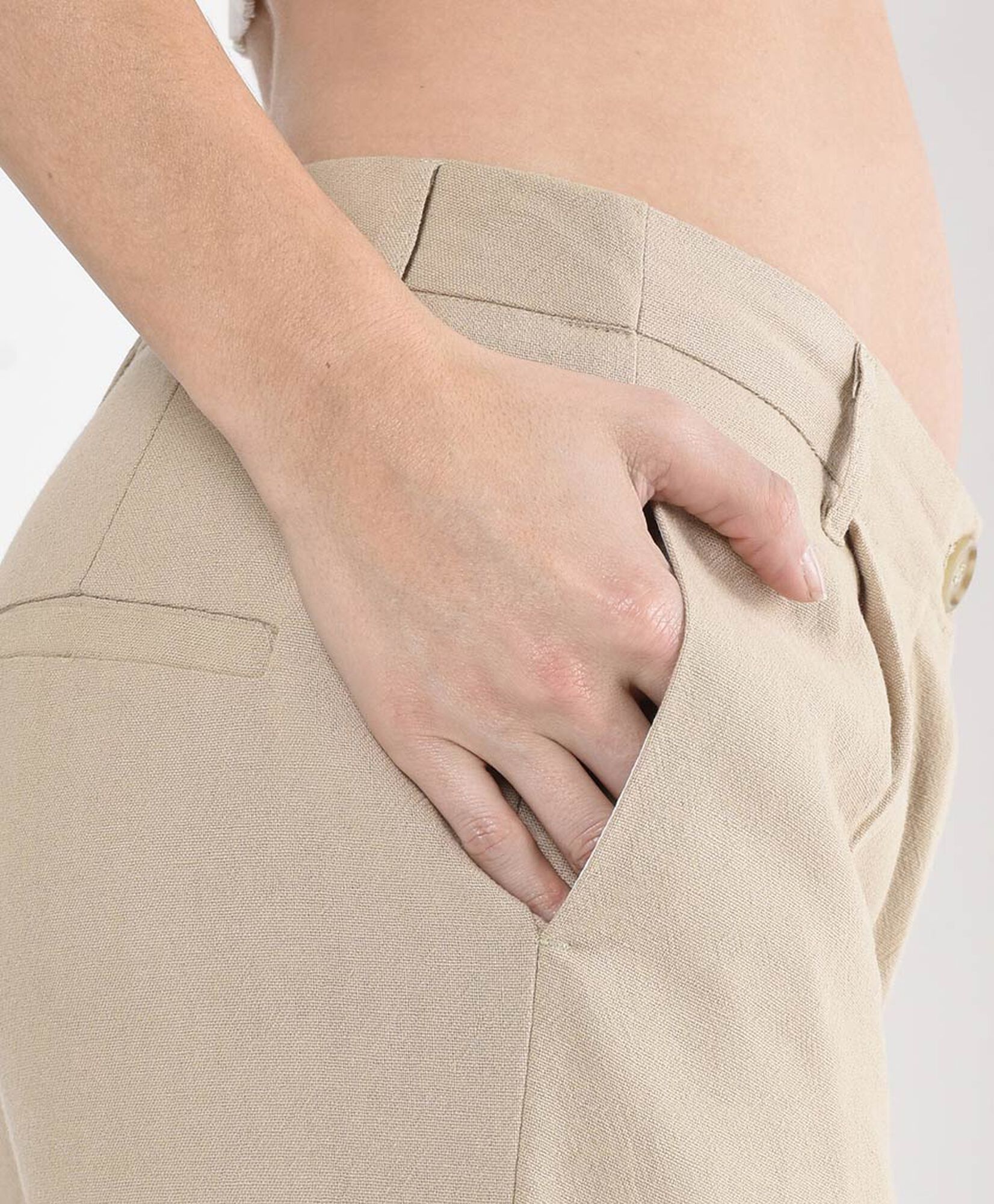Pantalón mujer lino Pantalón mujer lino