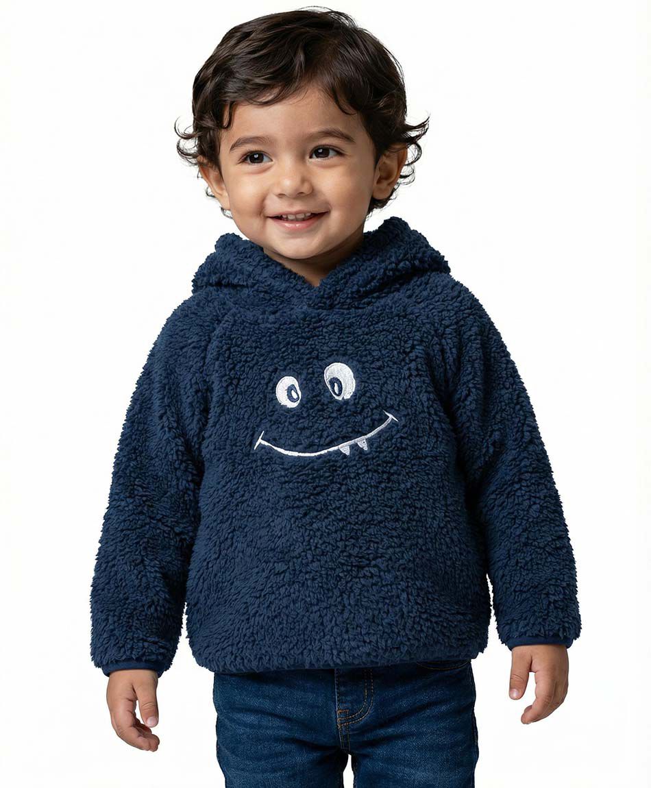 Poler&oacute;n beb&eacute; sherpas blue