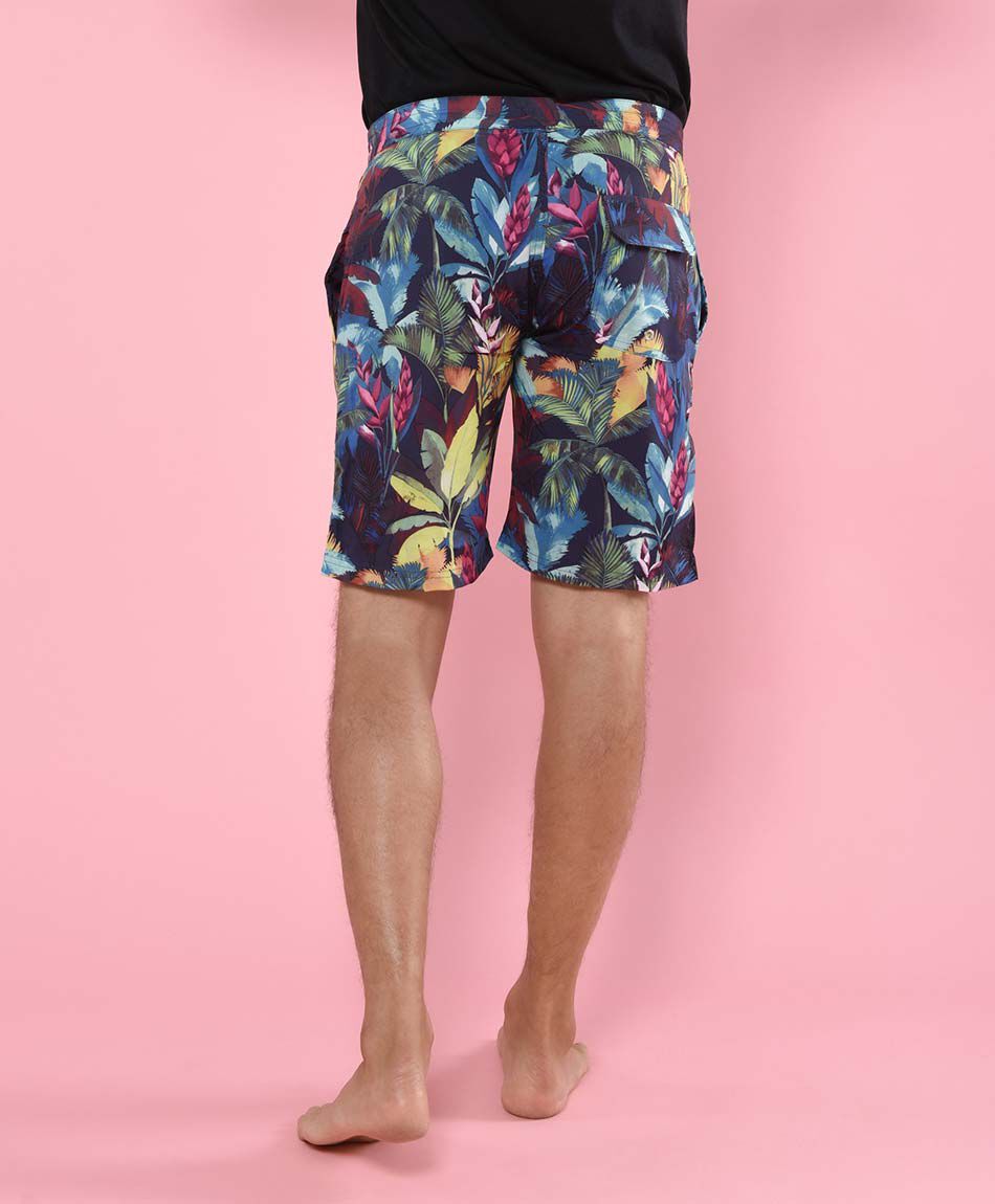 Traje de ba&ntilde;o hombre hojas