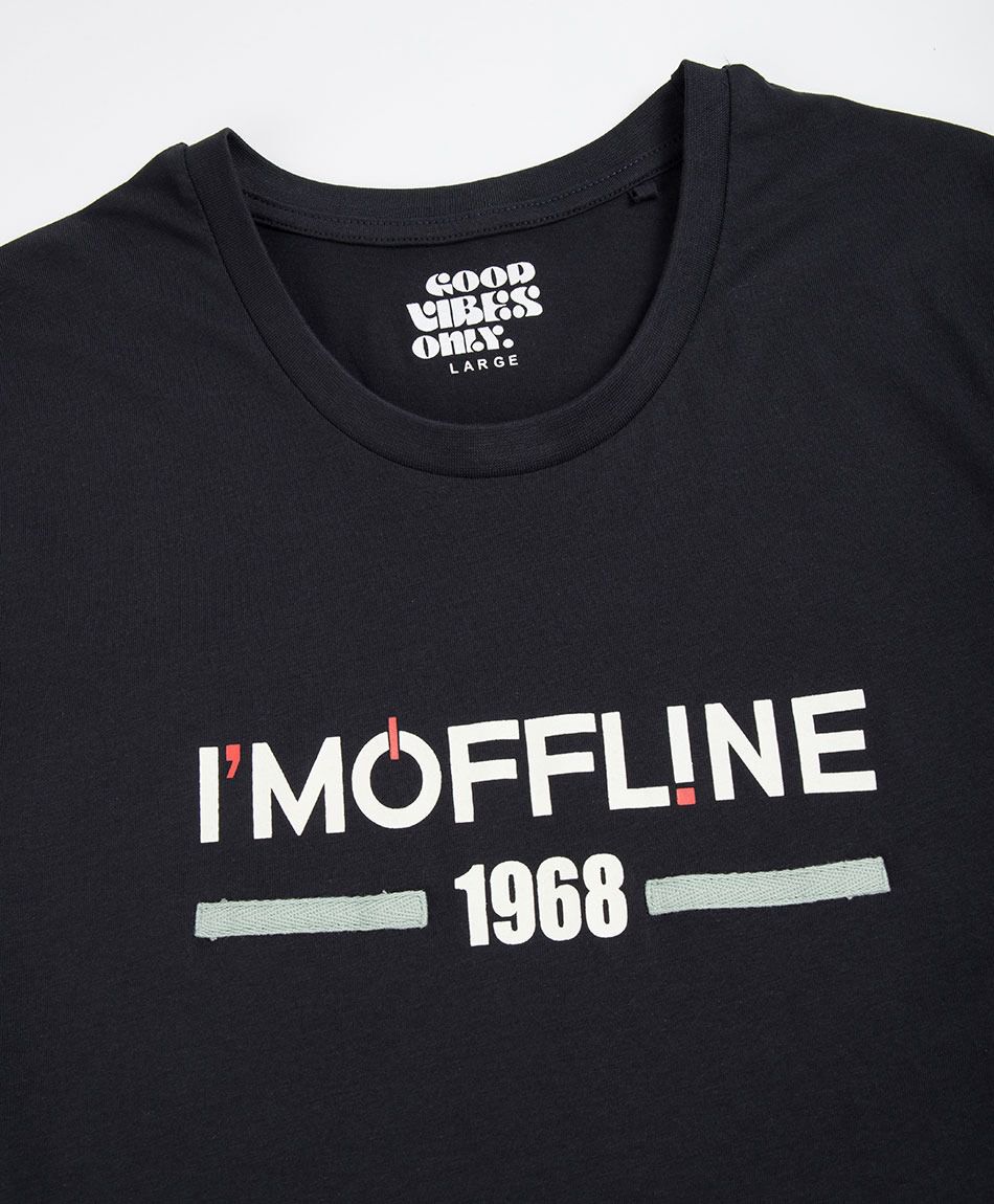 Polera hombre estampado offline