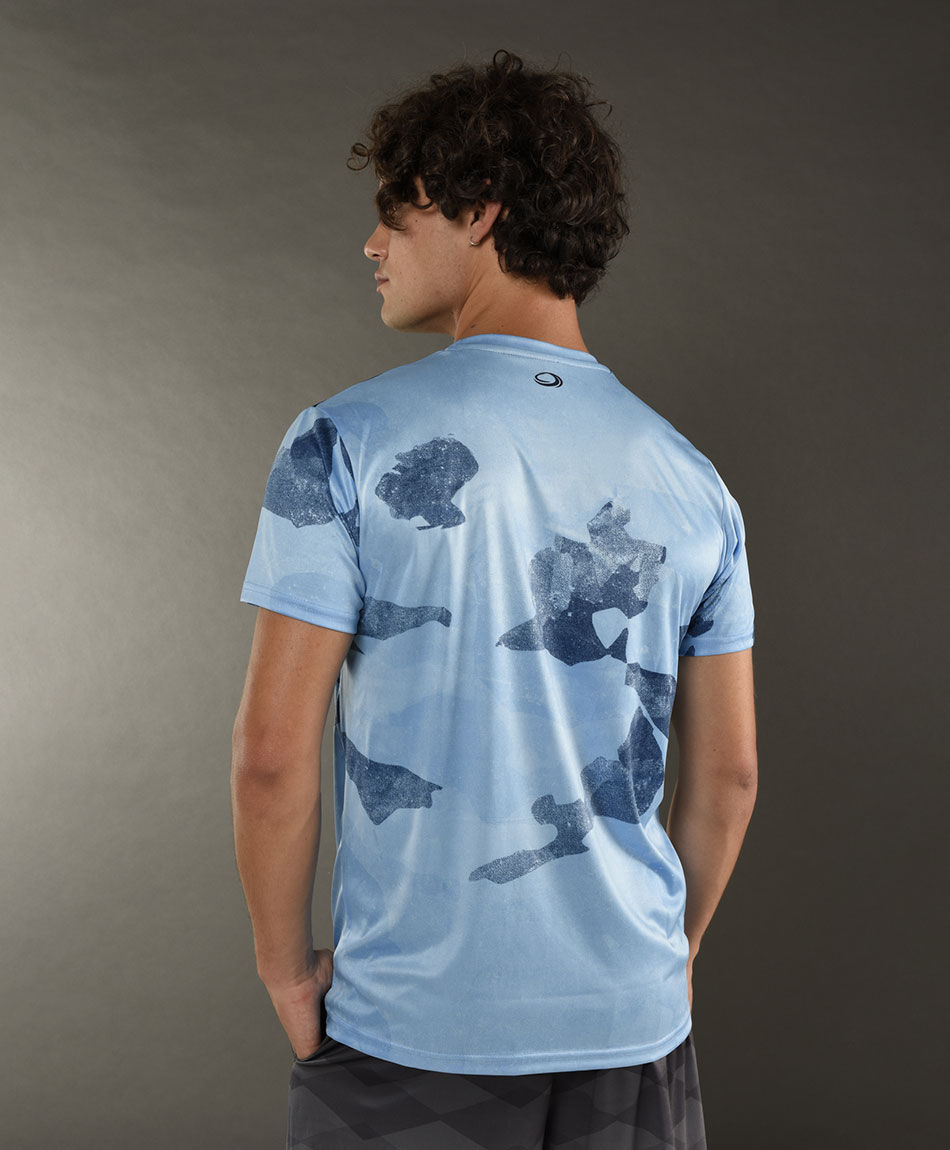 Polera manga corta cuello redondo