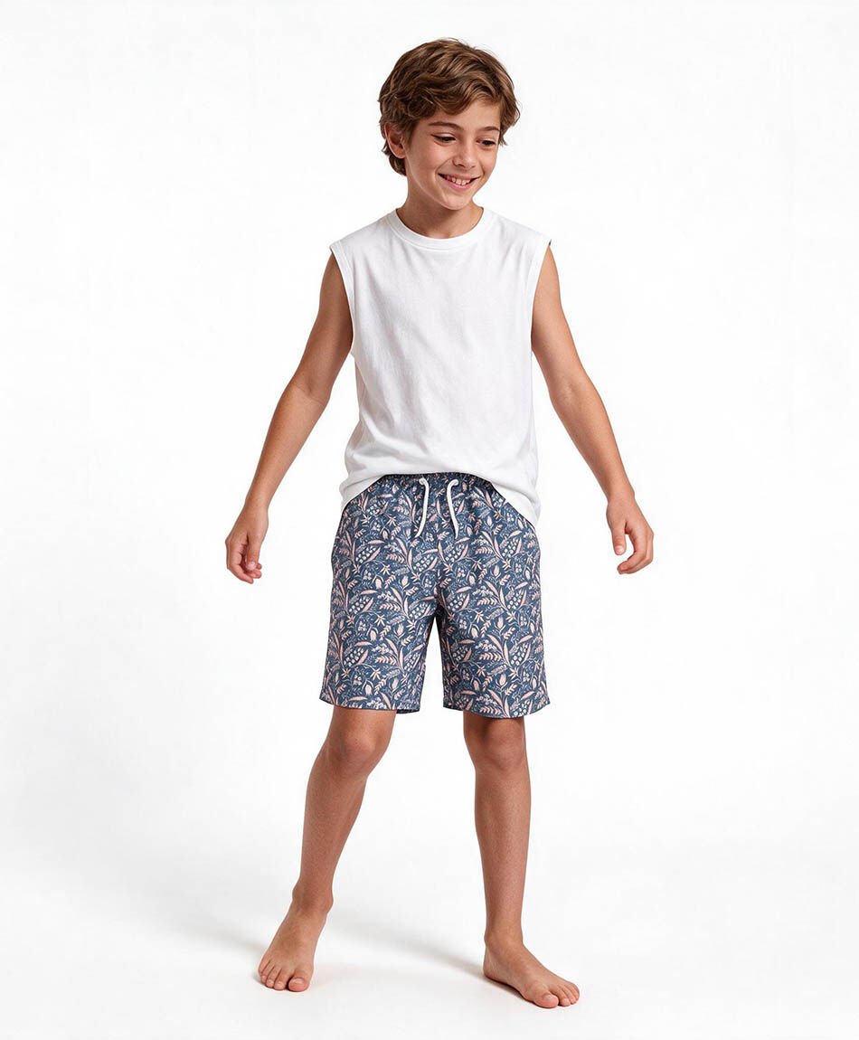 Traje de ba&ntilde;o ni&ntilde;o floreado
