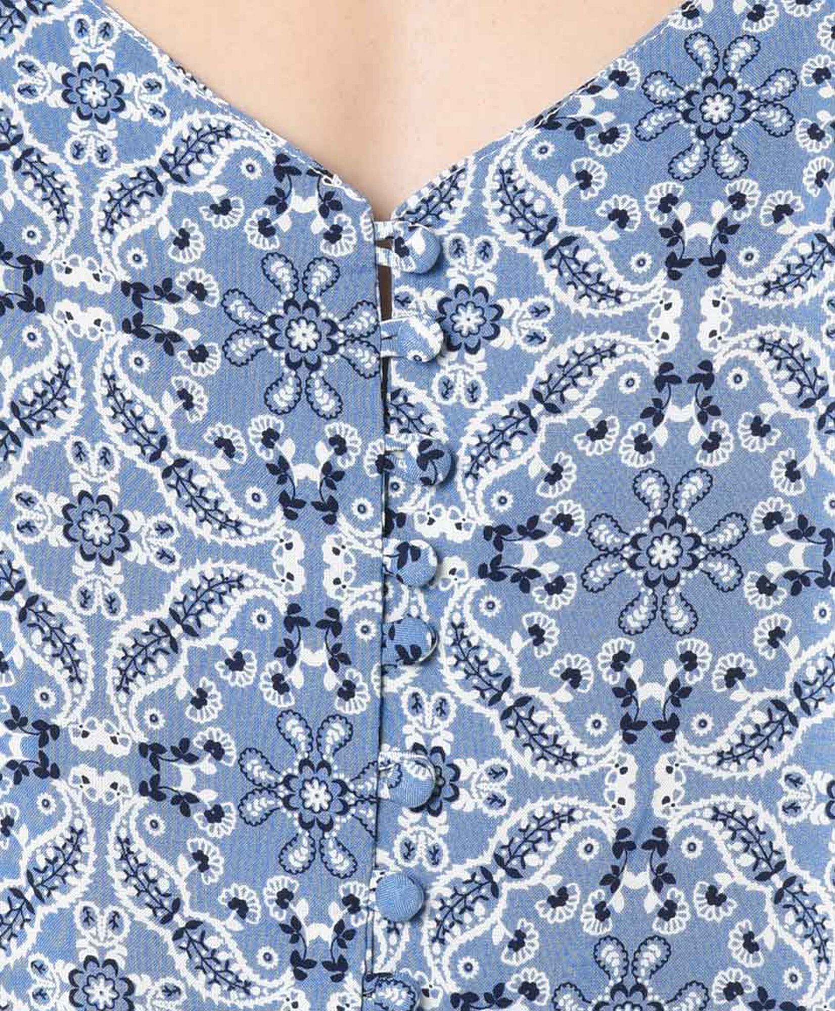 Blusa mujer estampada botones Blusa mujer estampada botones