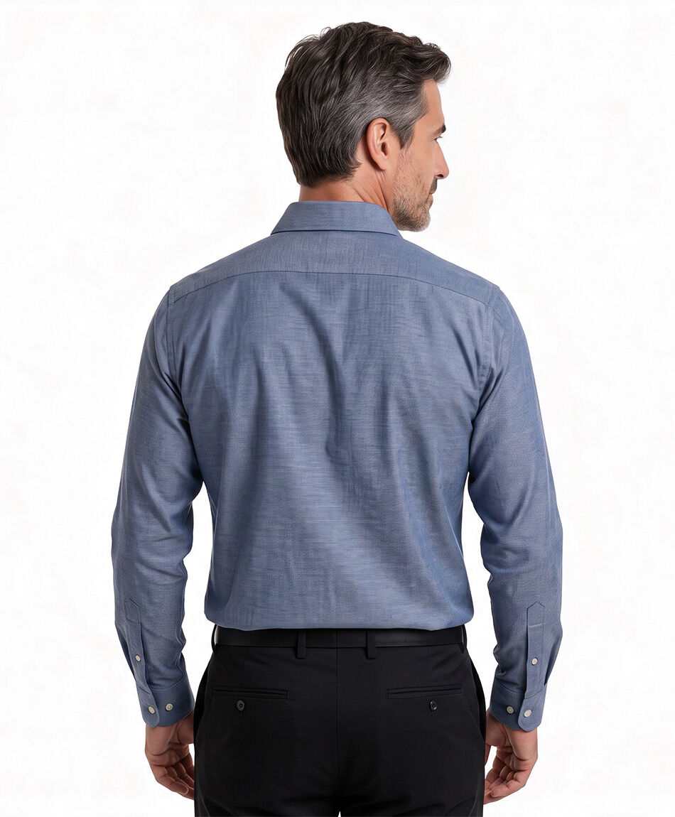Camisa hombre formal celeste