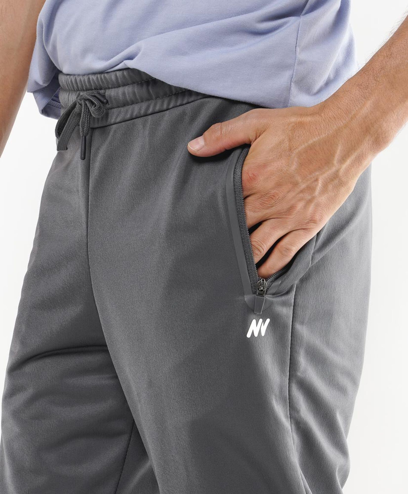 Pantalón deportivo hombre gris liso Pantalón deportivo hombre gris liso