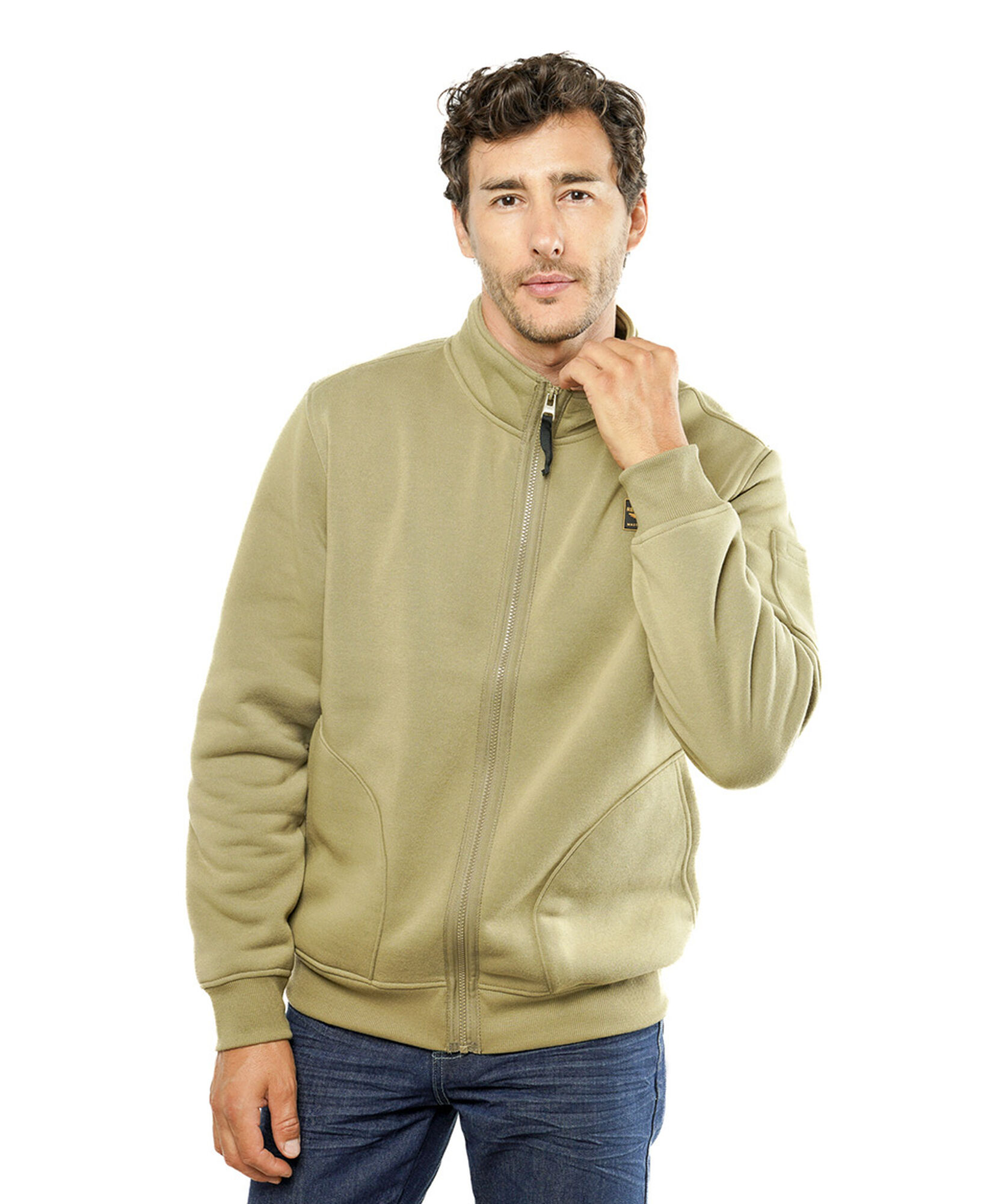 Polerón hombre liso costuras Polerón hombre liso costuras