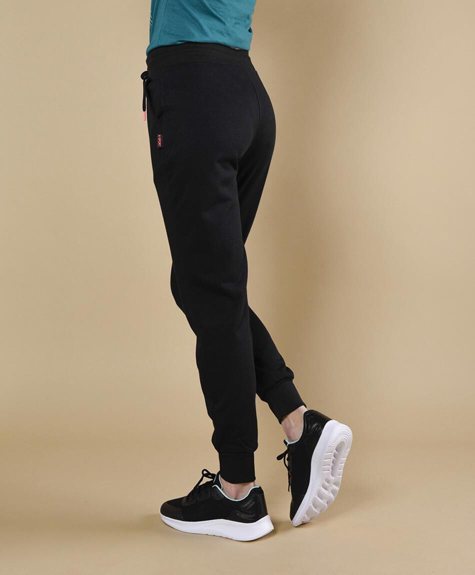 Pantal&oacute;n de buzo tiro alto skinny fit