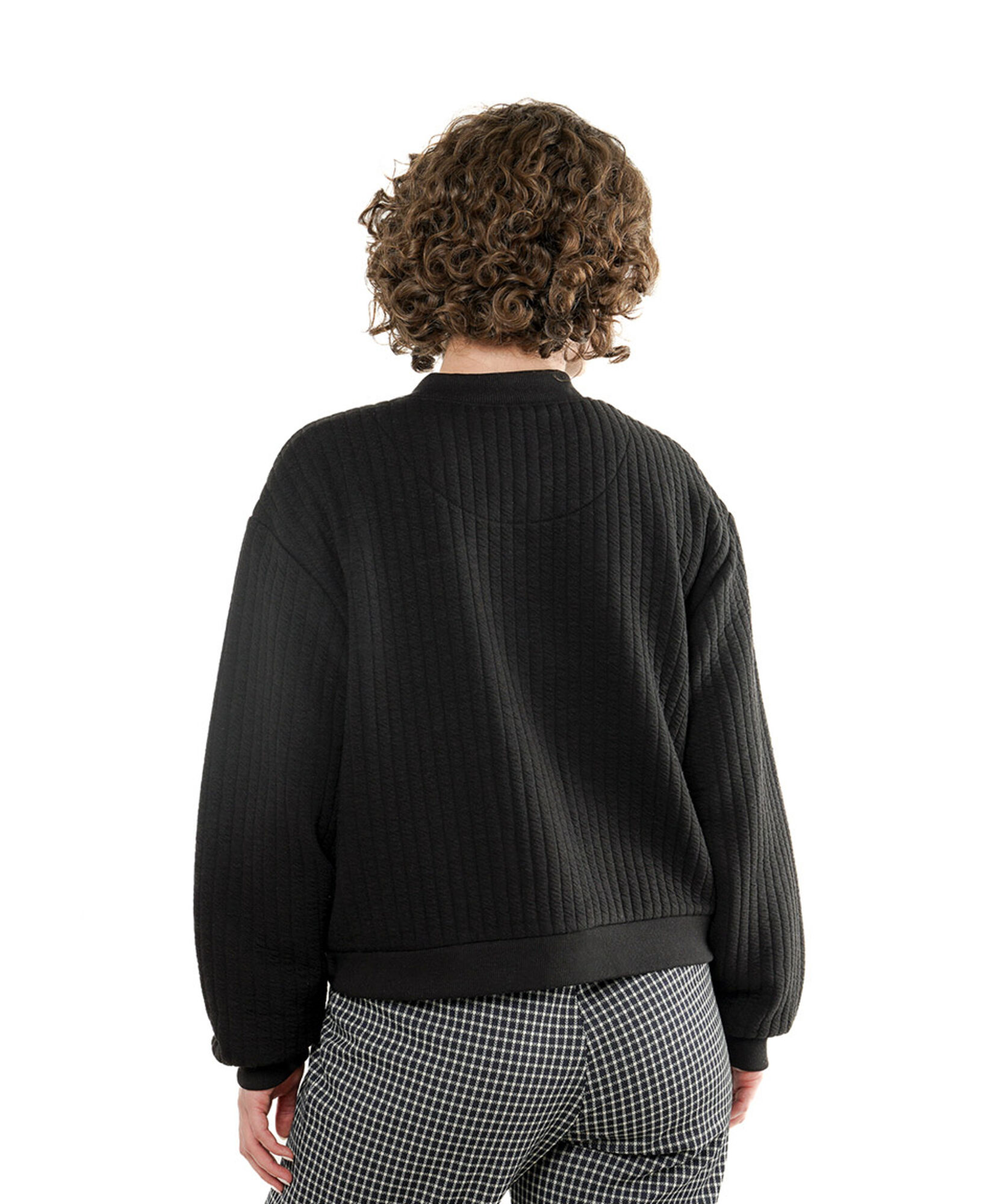 Chaqueta mujer líneas negra Chaqueta mujer líneas negra