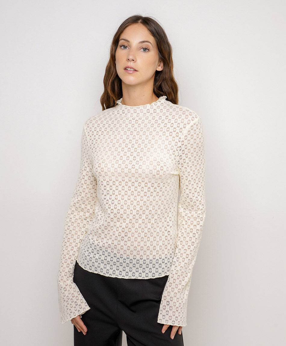 Polera mujer flare vintage