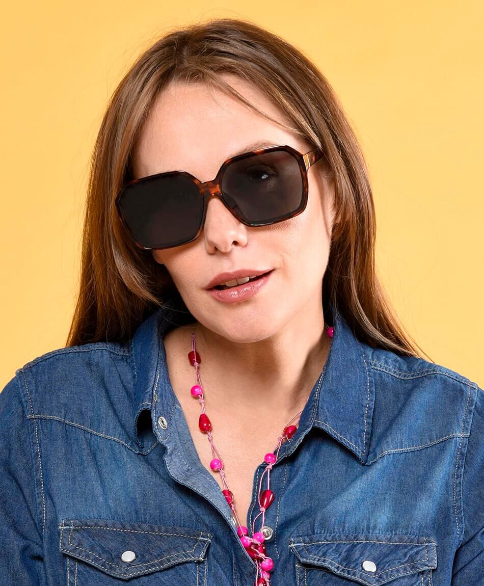 Lentes hexagonal con protecci&oacute;n uv