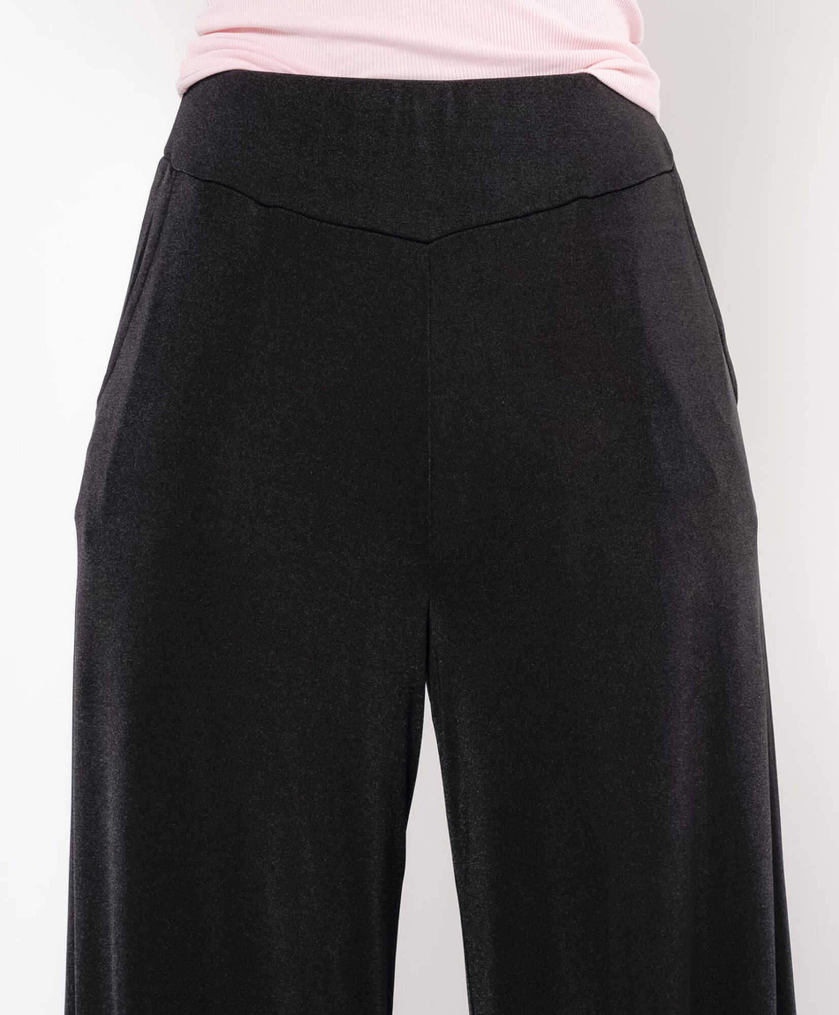 Pantalón mujer acanalado palazzo Pantalón mujer acanalado palazzo