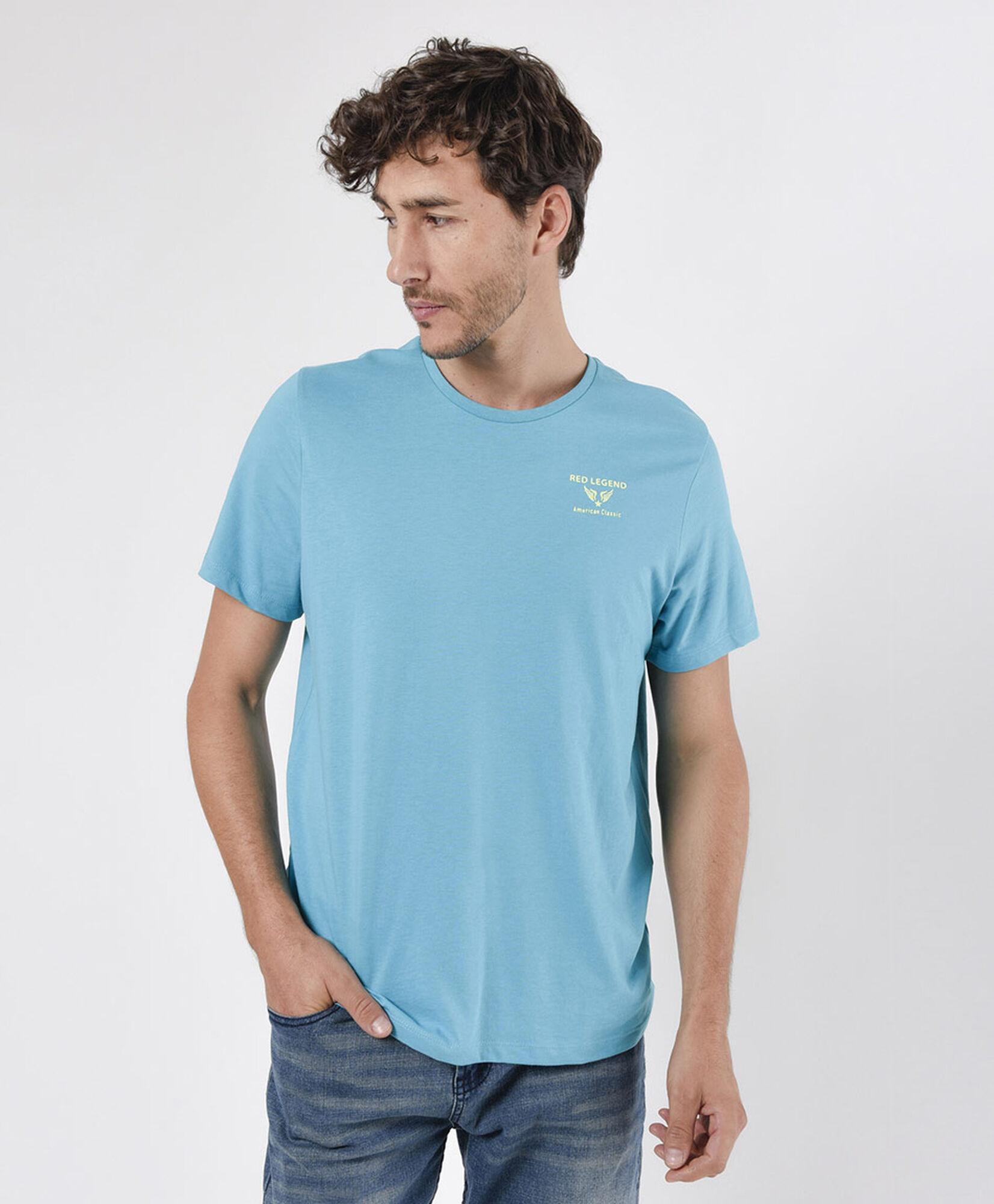 Polera hombre mini estampado Polera hombre mini estampado