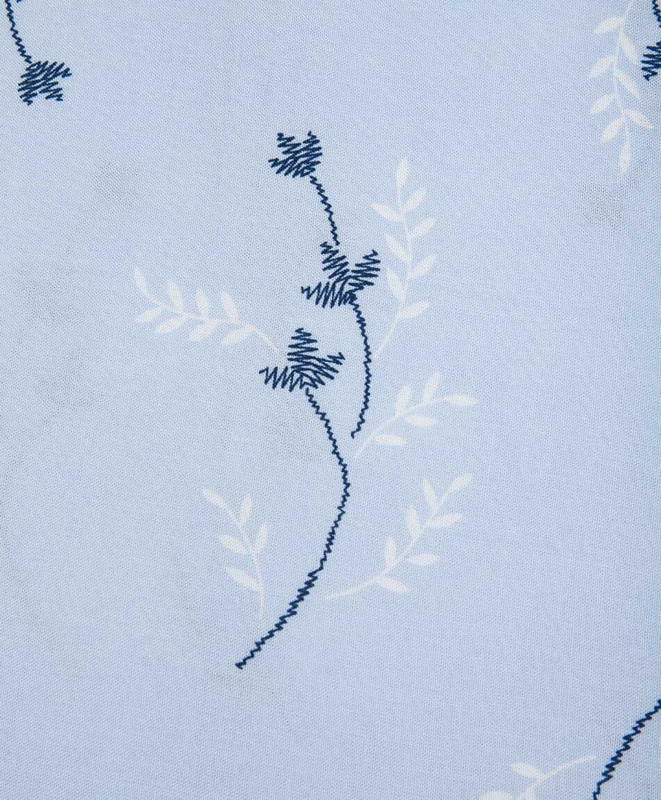 Blusa mujer florcitas lazo