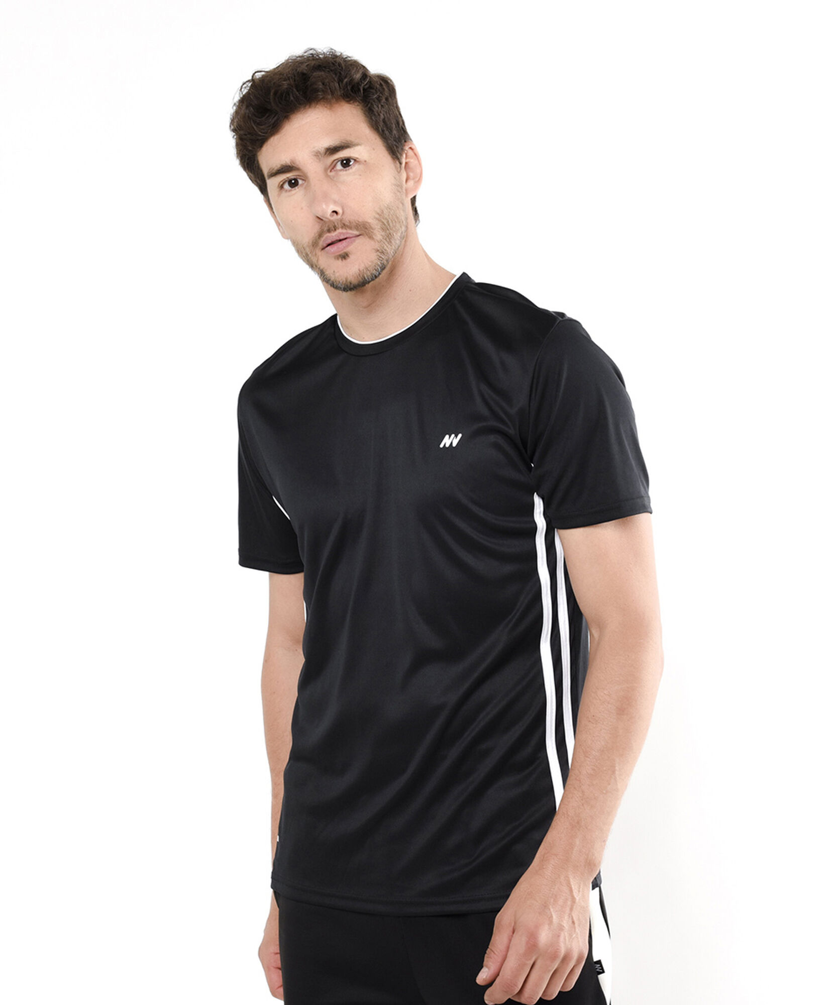 Polera deportiva hombre doble línea Polera deportiva hombre doble línea