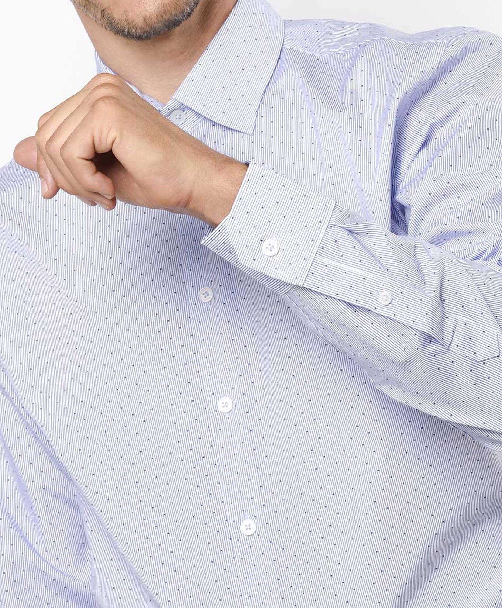 Camisa hombre puntos y líneas Camisa hombre puntos y líneas