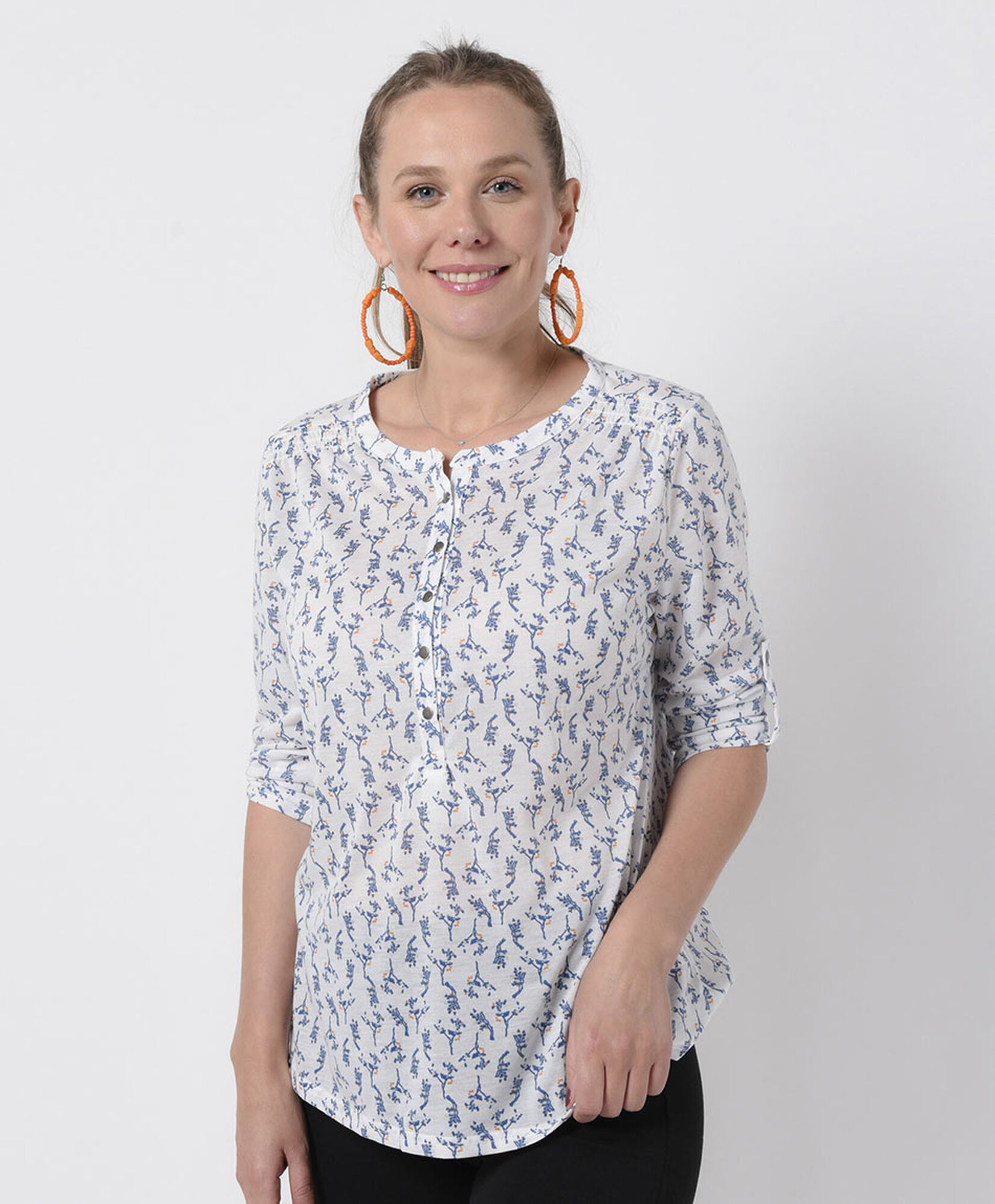 Polera mujer manga ajustable Polera mujer manga ajustable