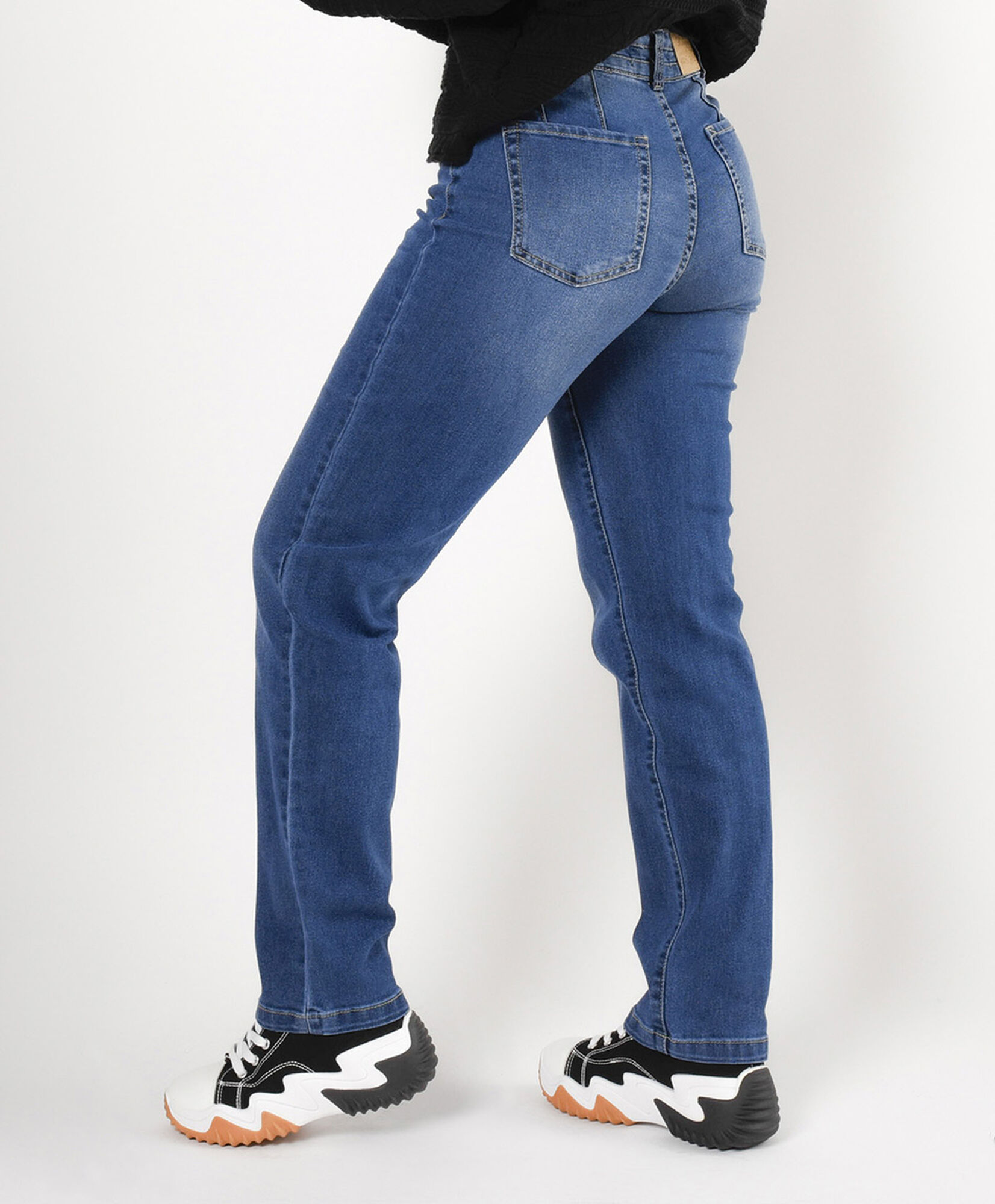 Jeans mujer pretina ancha mom Jeans mujer pretina ancha mom