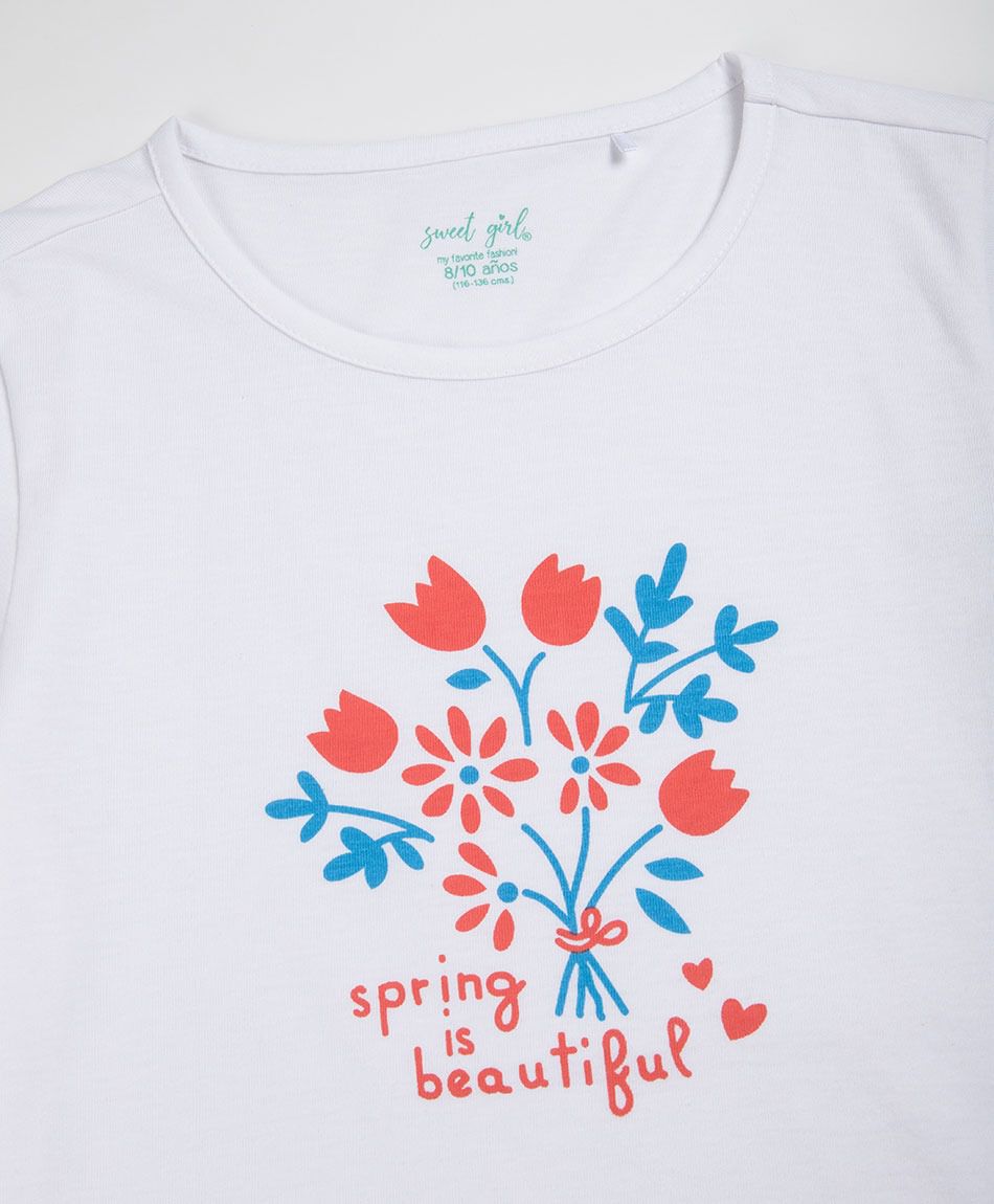 Polera ni&ntilde;a spring