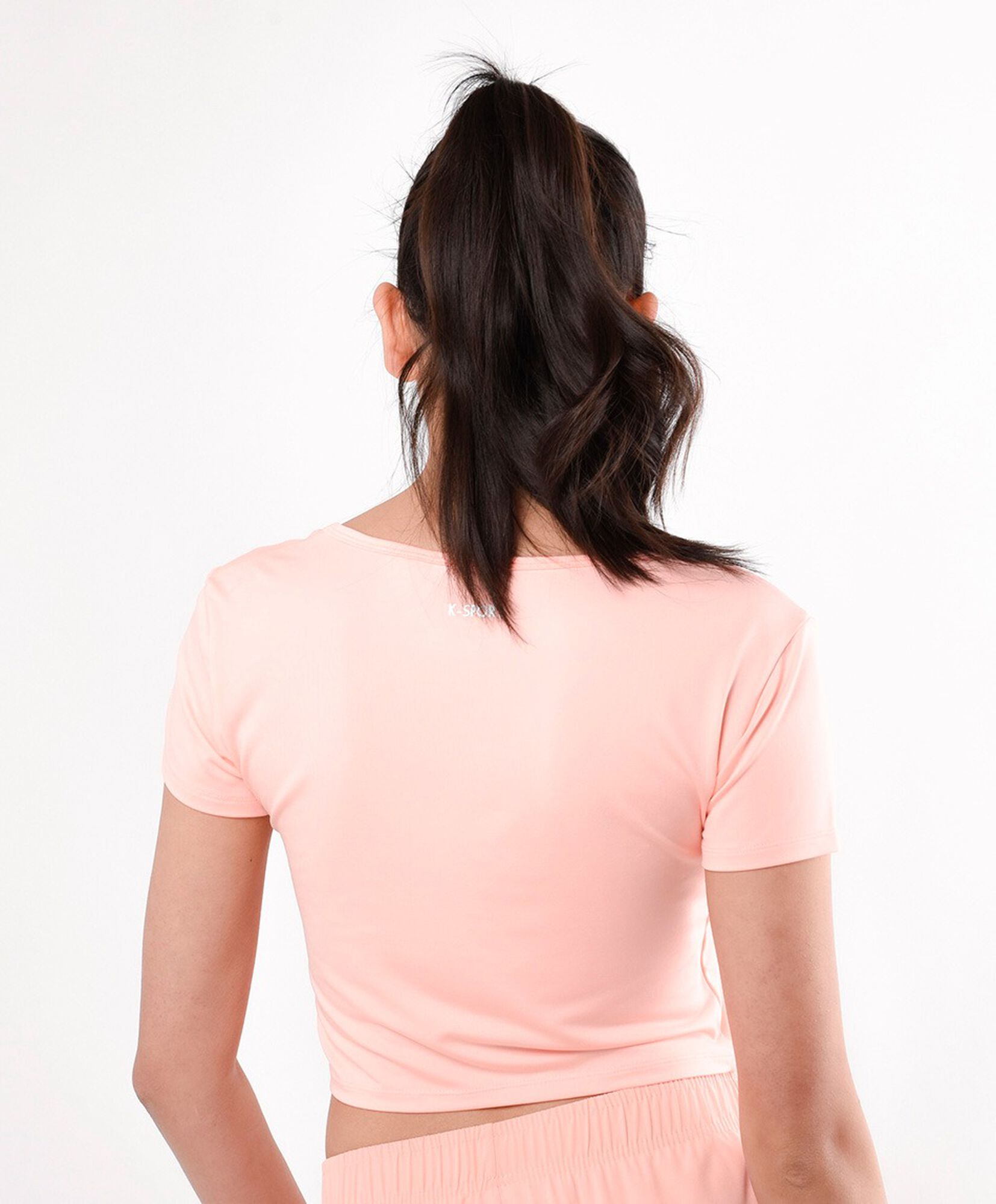 Polera deportiva mujer crop Polera deportiva mujer crop