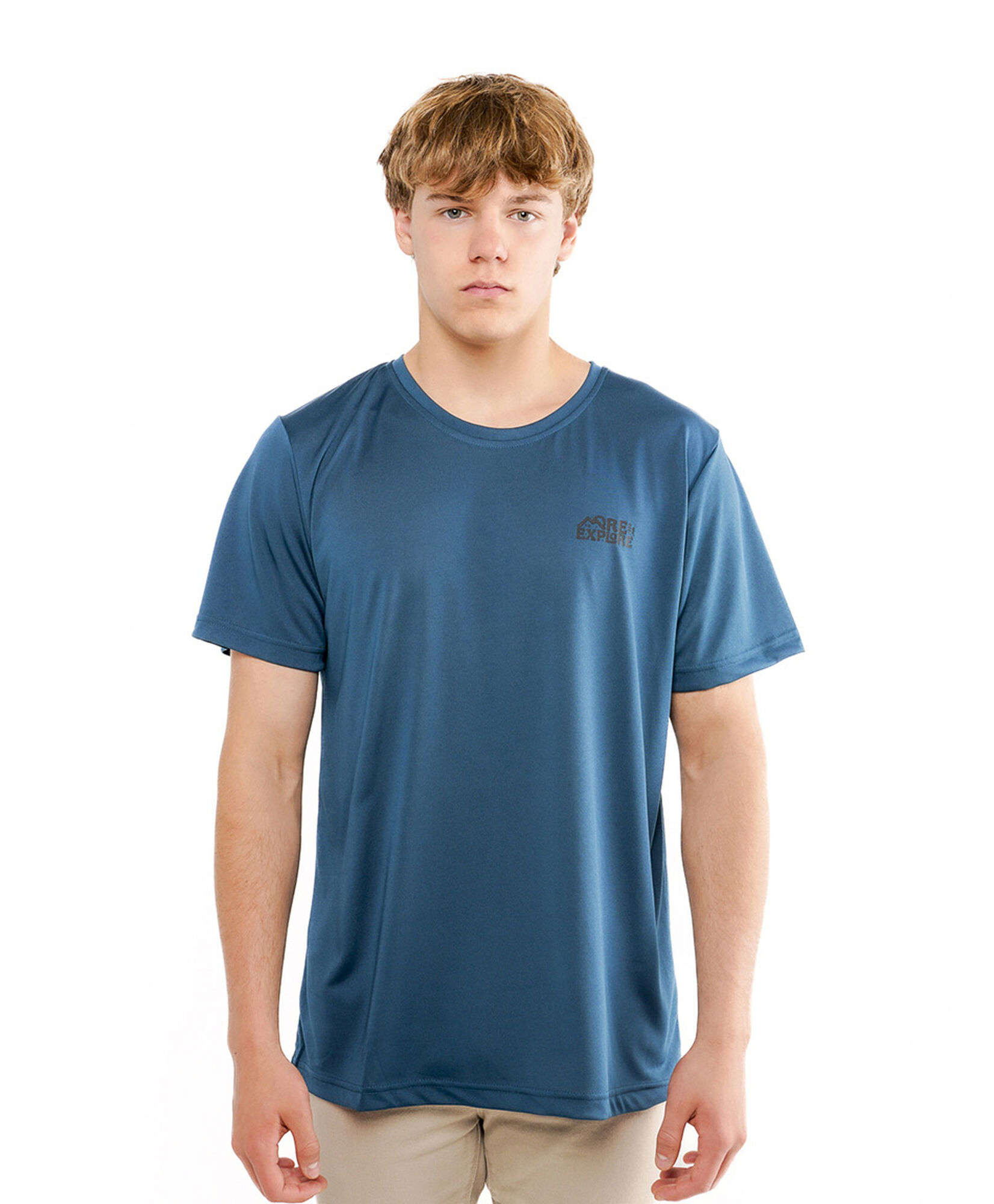 Polera hombre dry fit turquesa Polera hombre dry fit turquesa