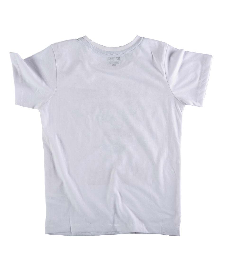 Polera manga corta estampada