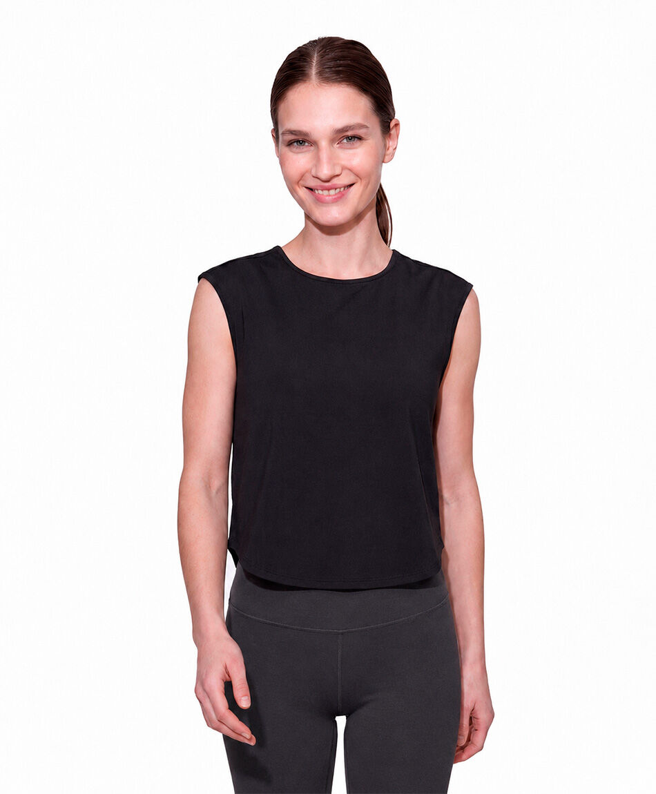 Polera deportiva mujer sin mangas