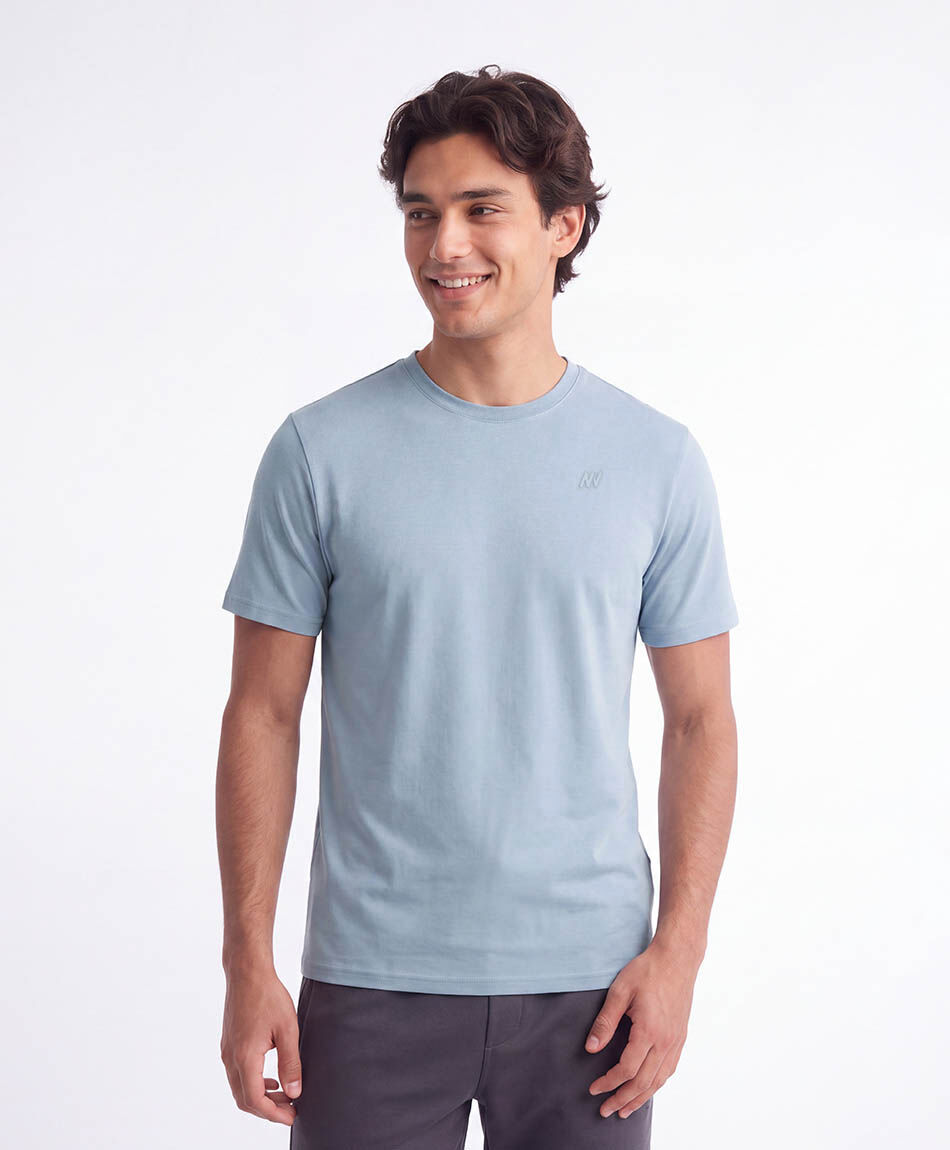 Polera deportiva hombre lisa