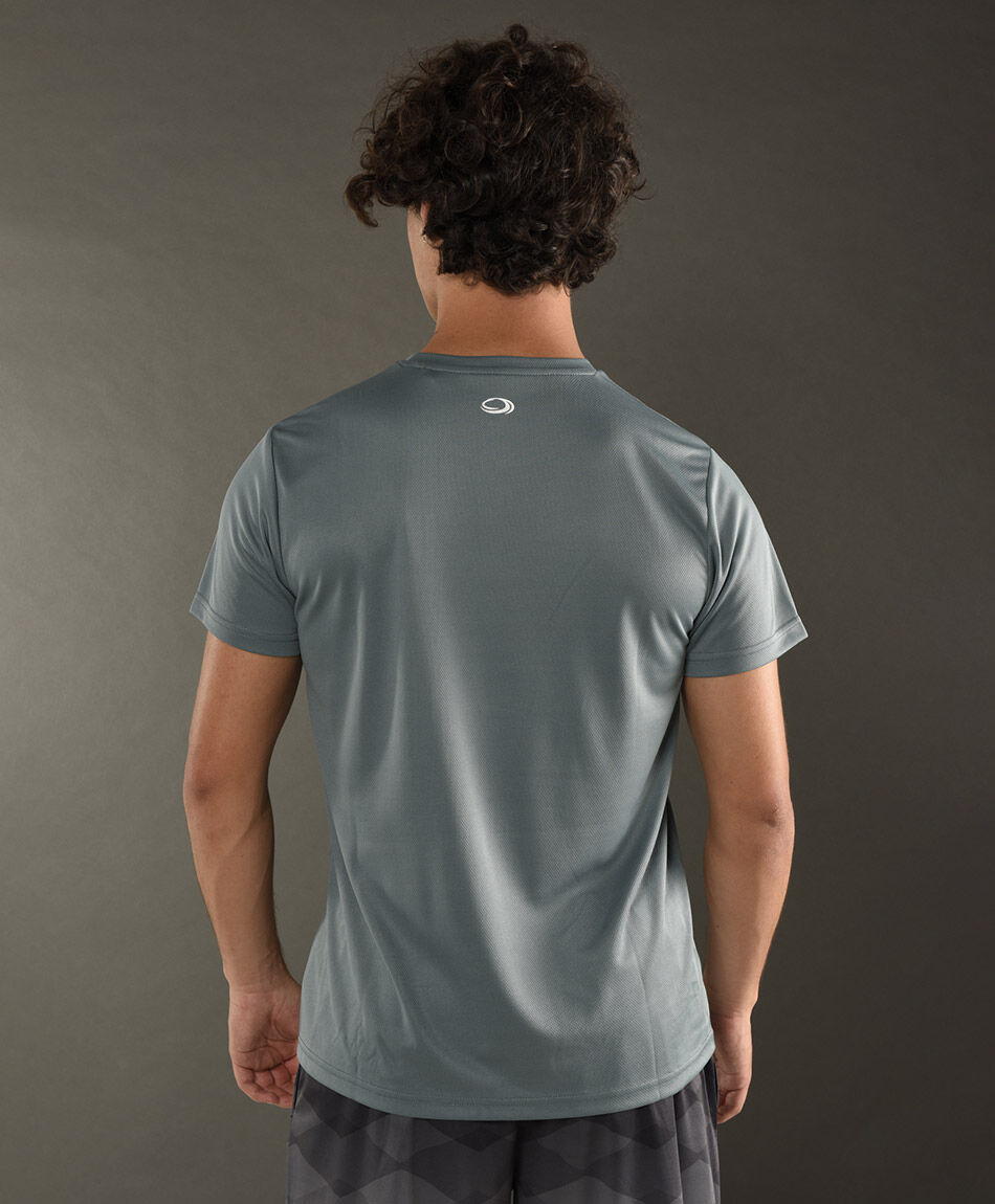 Polera manga corta cuello redondo
