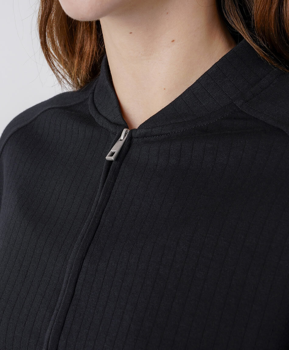 Chaqueta mujer jacquard l&iacute;neas