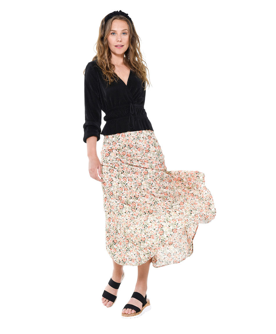 Falda flores silvestres