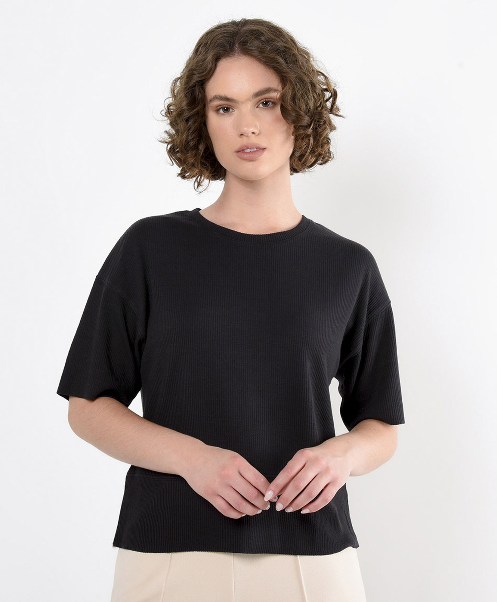 Polera mujer pretina ancha Polera mujer pretina ancha