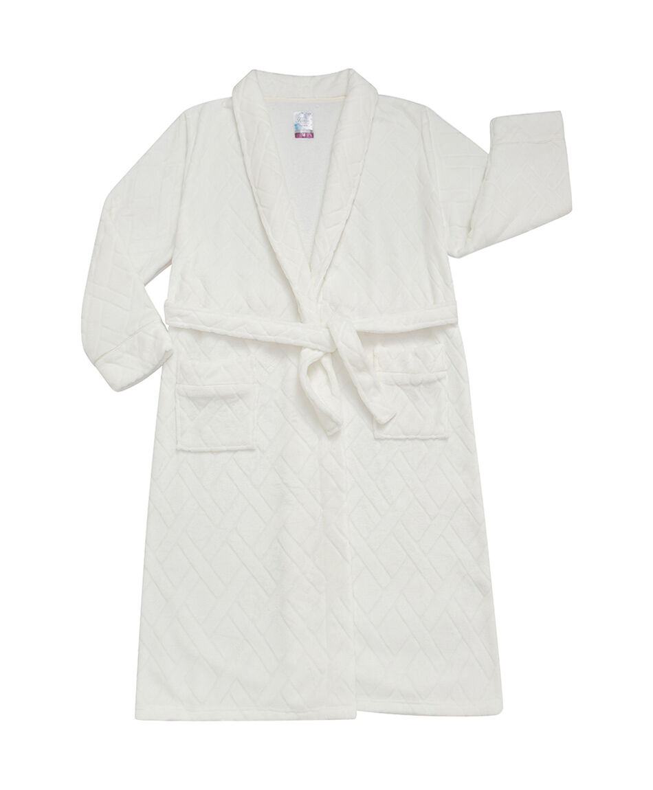 Bata mujer larga jacuard desing