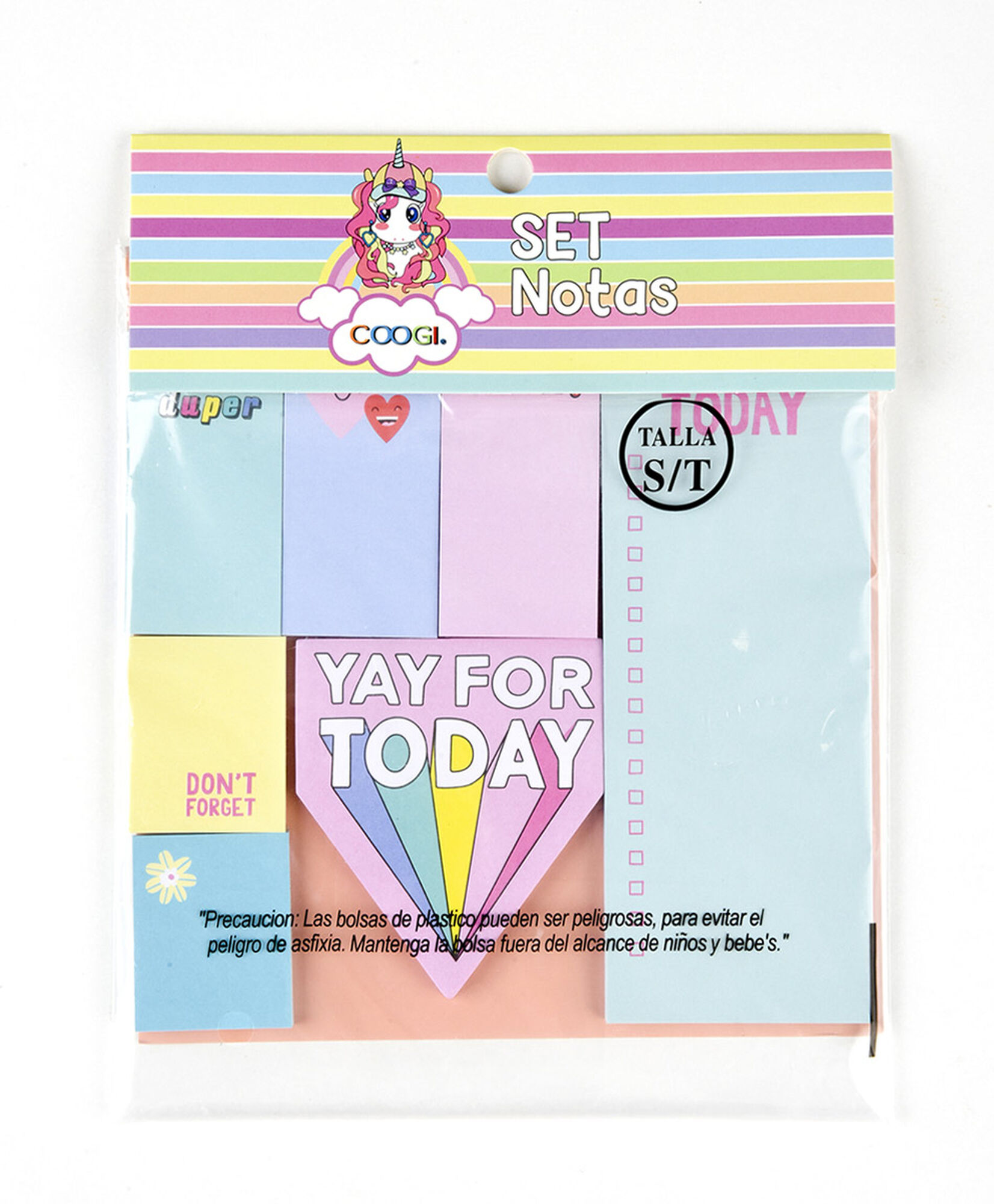 Set notas adhesivas dibujos Set notas adhesivas dibujos