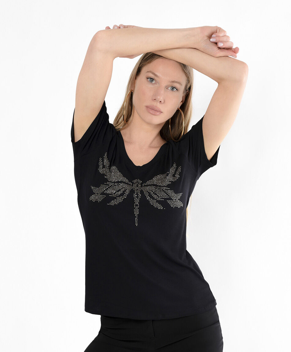 Polera mujer libelula