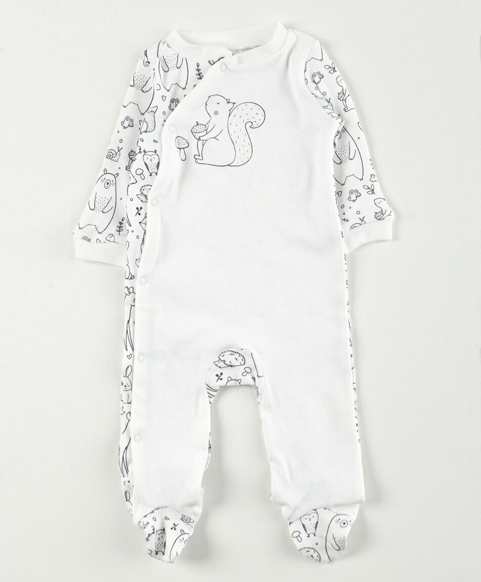 Pijama beb&eacute; estampado animalitos