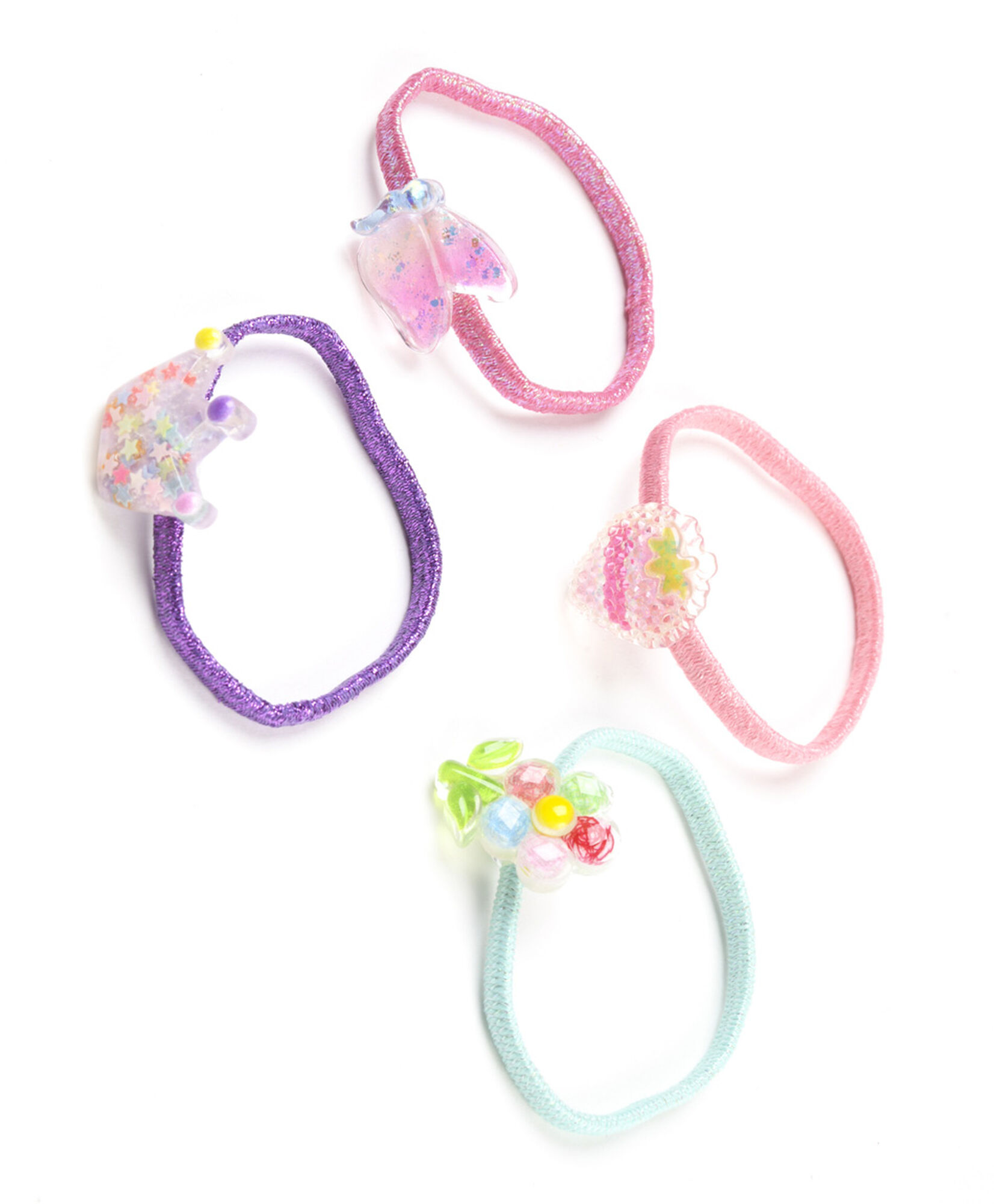 Set 4 colets infantil figuras colores Set 4 colets infantil figuras colores
