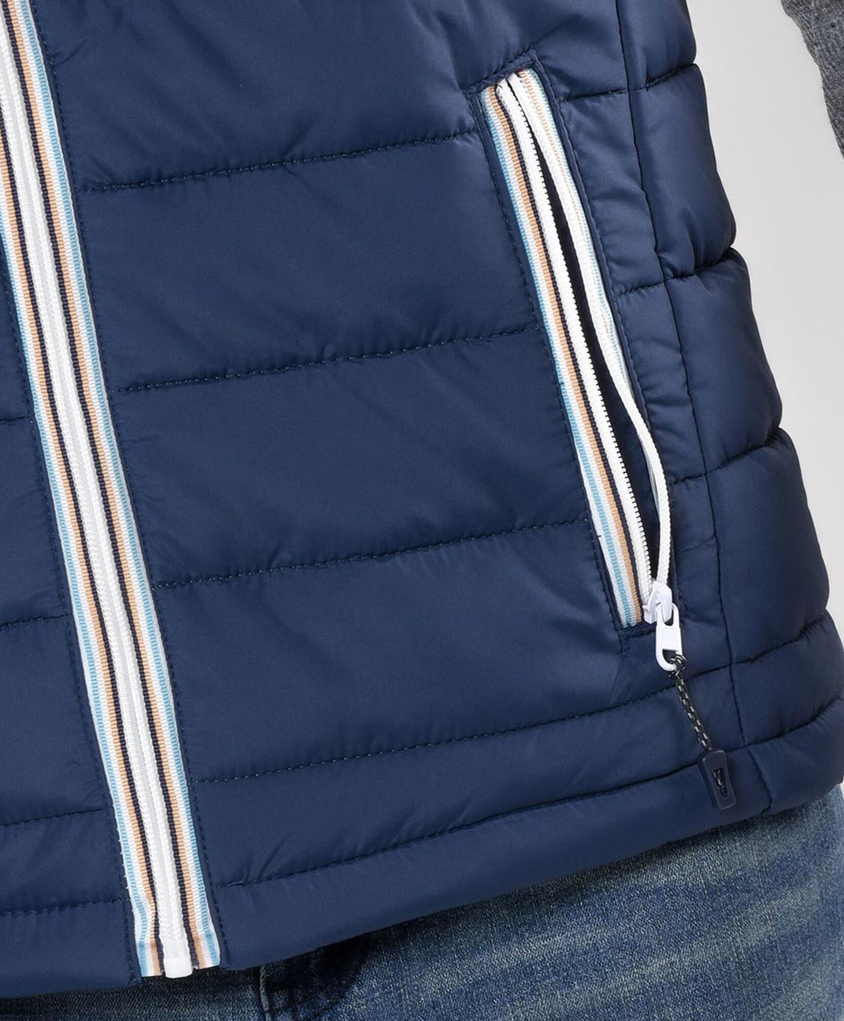 Parka hombre costuras sin mangas Parka hombre costuras sin mangas