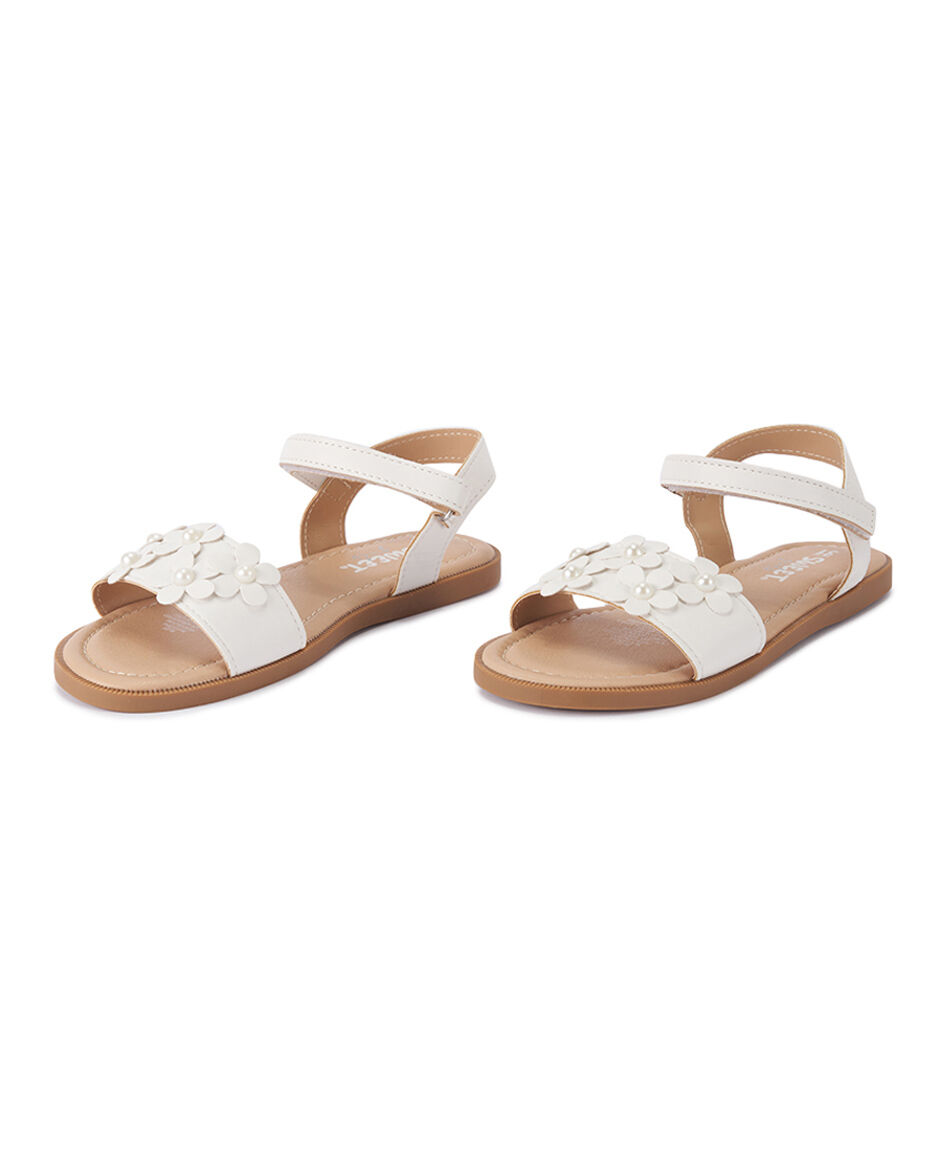Sandalia infantil (26 a 31) florcitas
