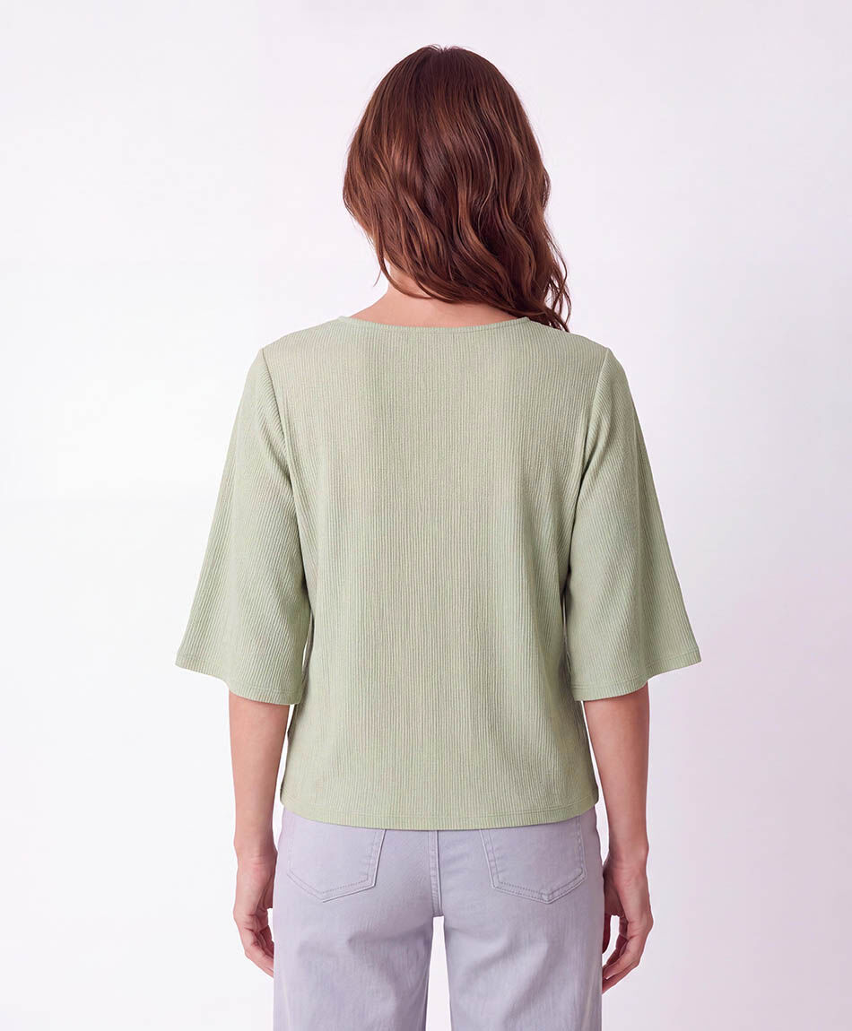 Polera mujer mangas anchas