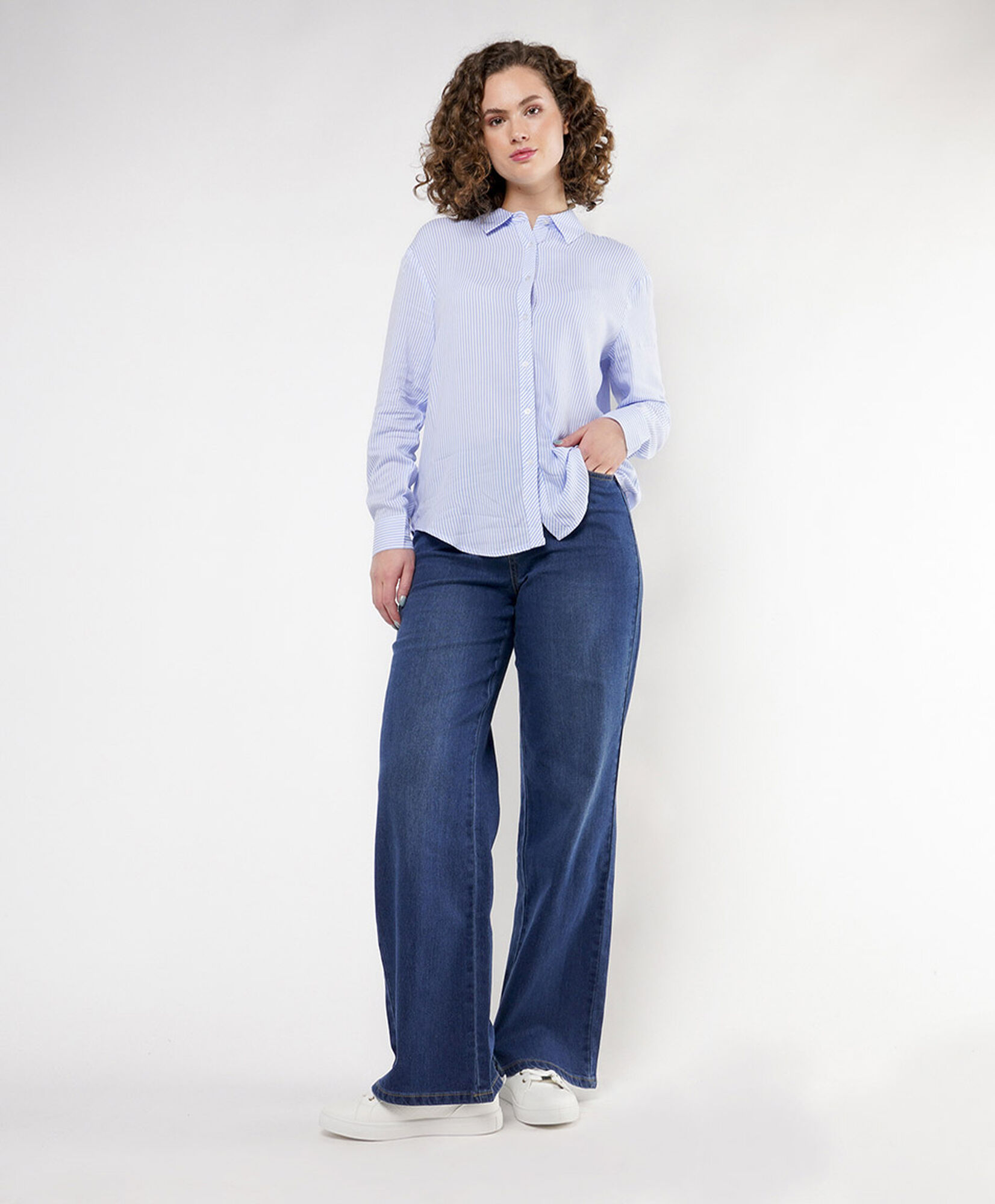 Jeans mujer liso wide Jeans mujer liso wide