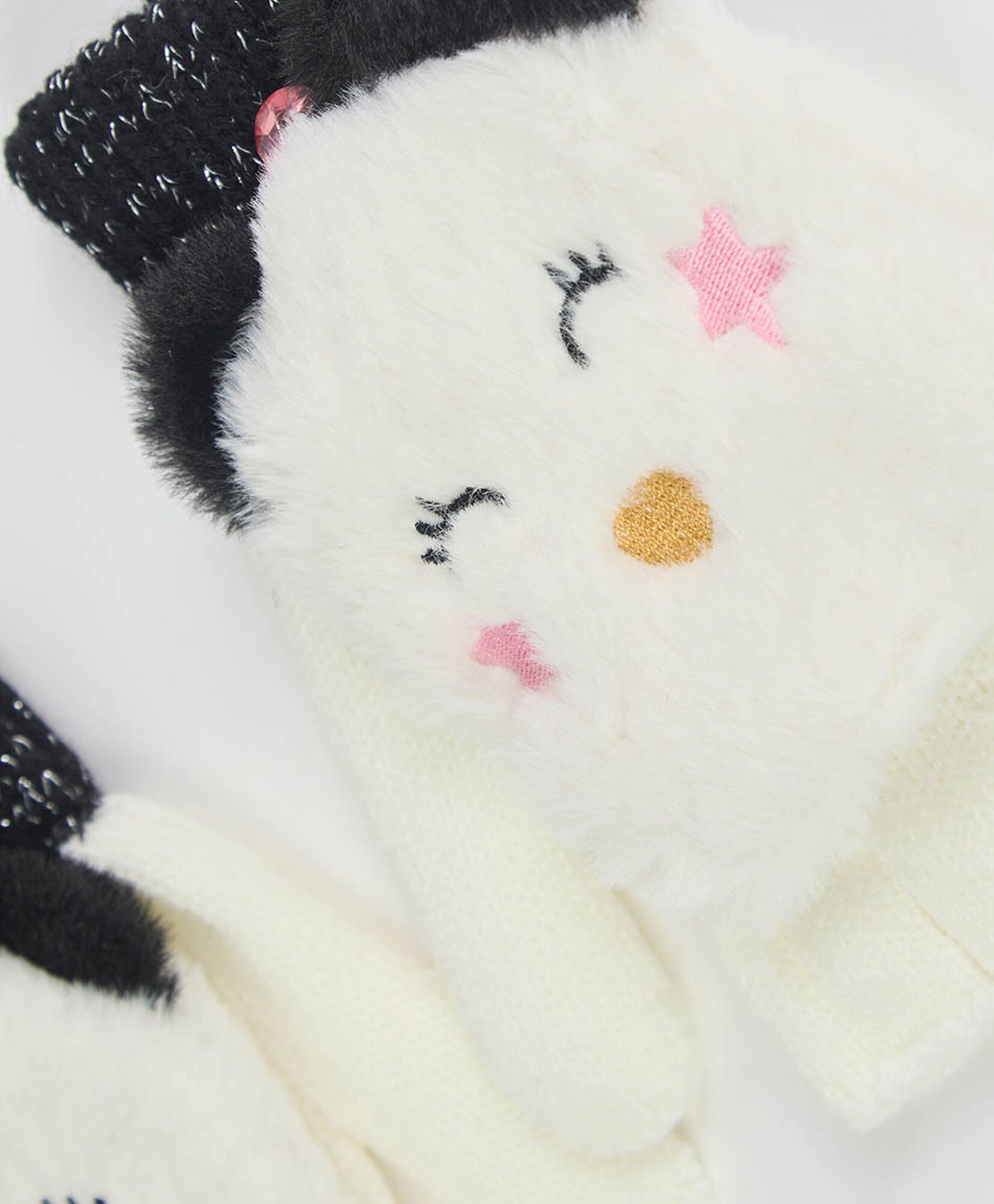 Guantes niña cara pingüino Guantes niña cara pingüino