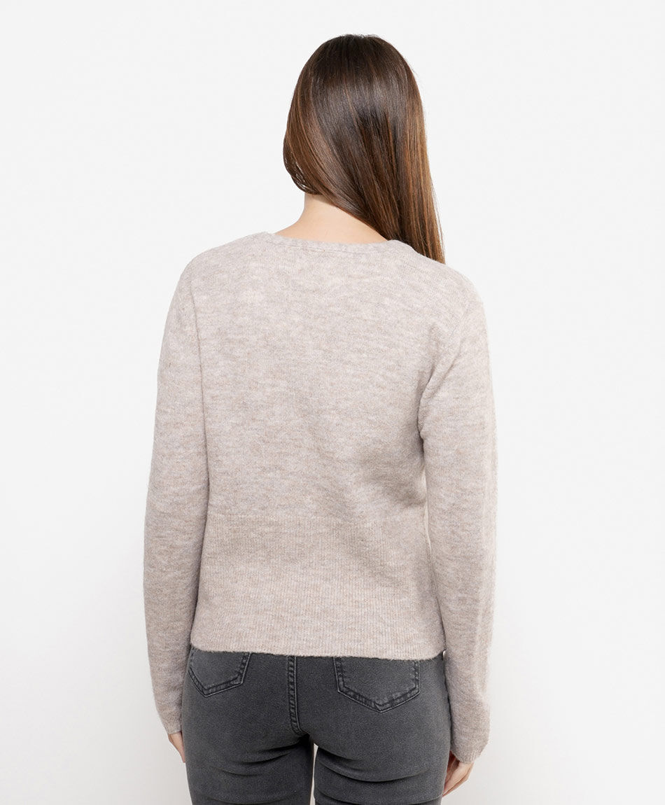 Sweater mujer cruzado botones