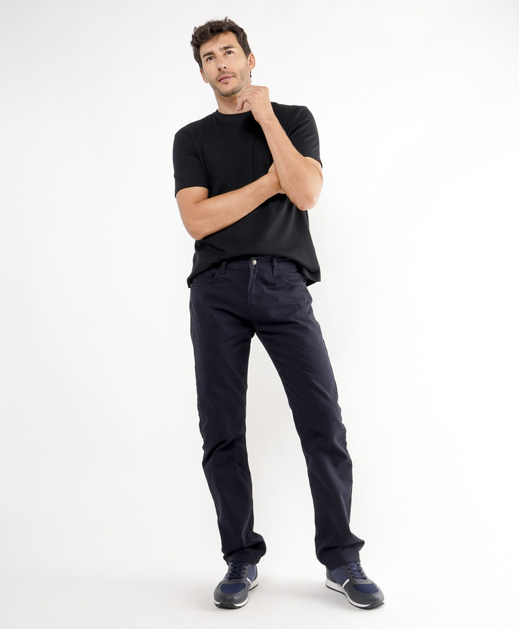 Pantalón hombre básico navy Pantalón hombre básico navy