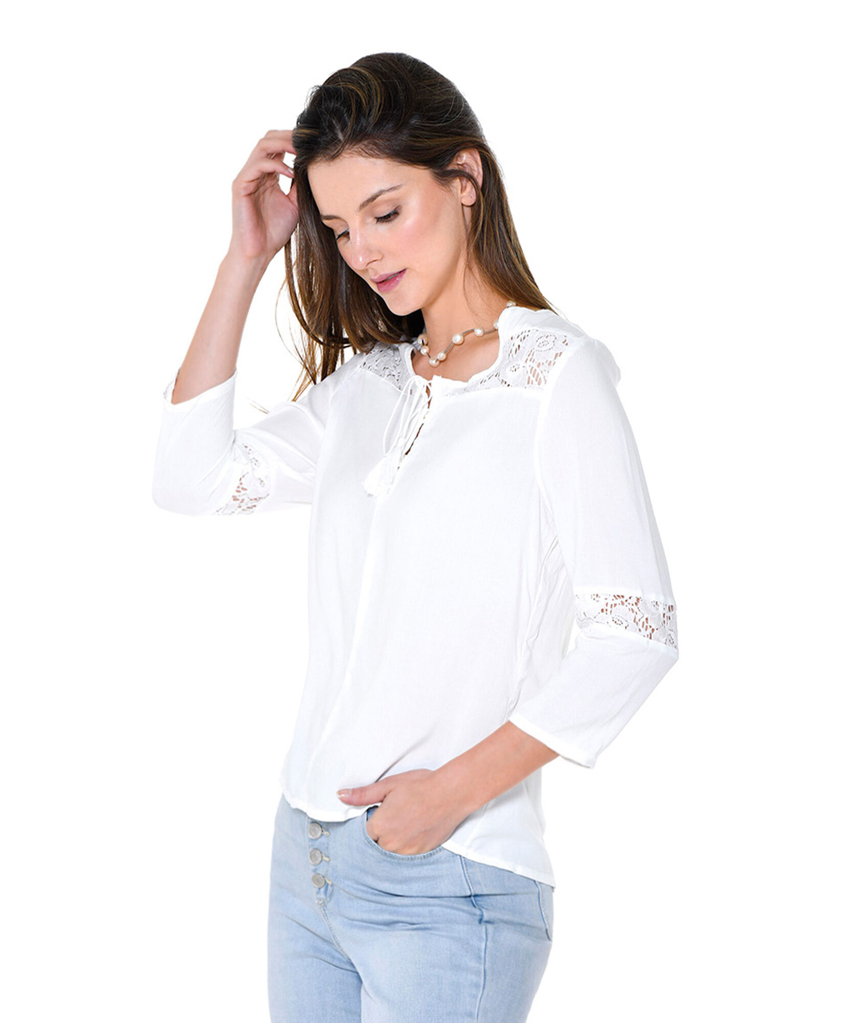 Blusa romantica encaje Blusa romantica encaje