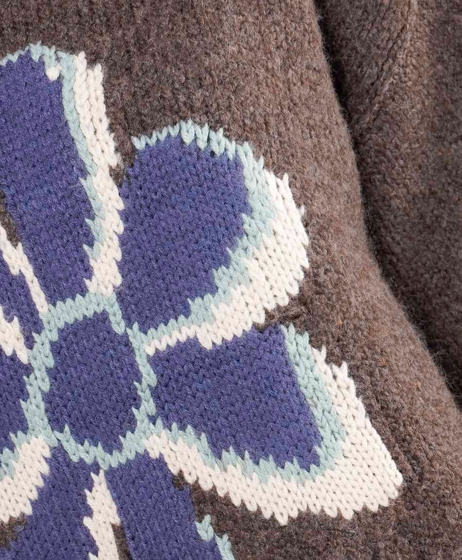 Sweater mujer jacquard flower