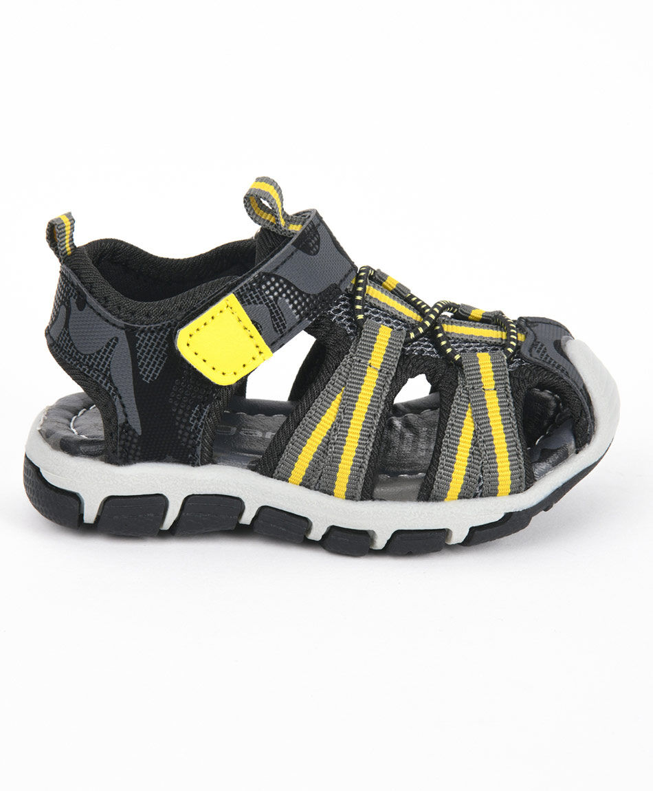 Sandalia ni&ntilde;o (20 a 25) camuflaje negro
