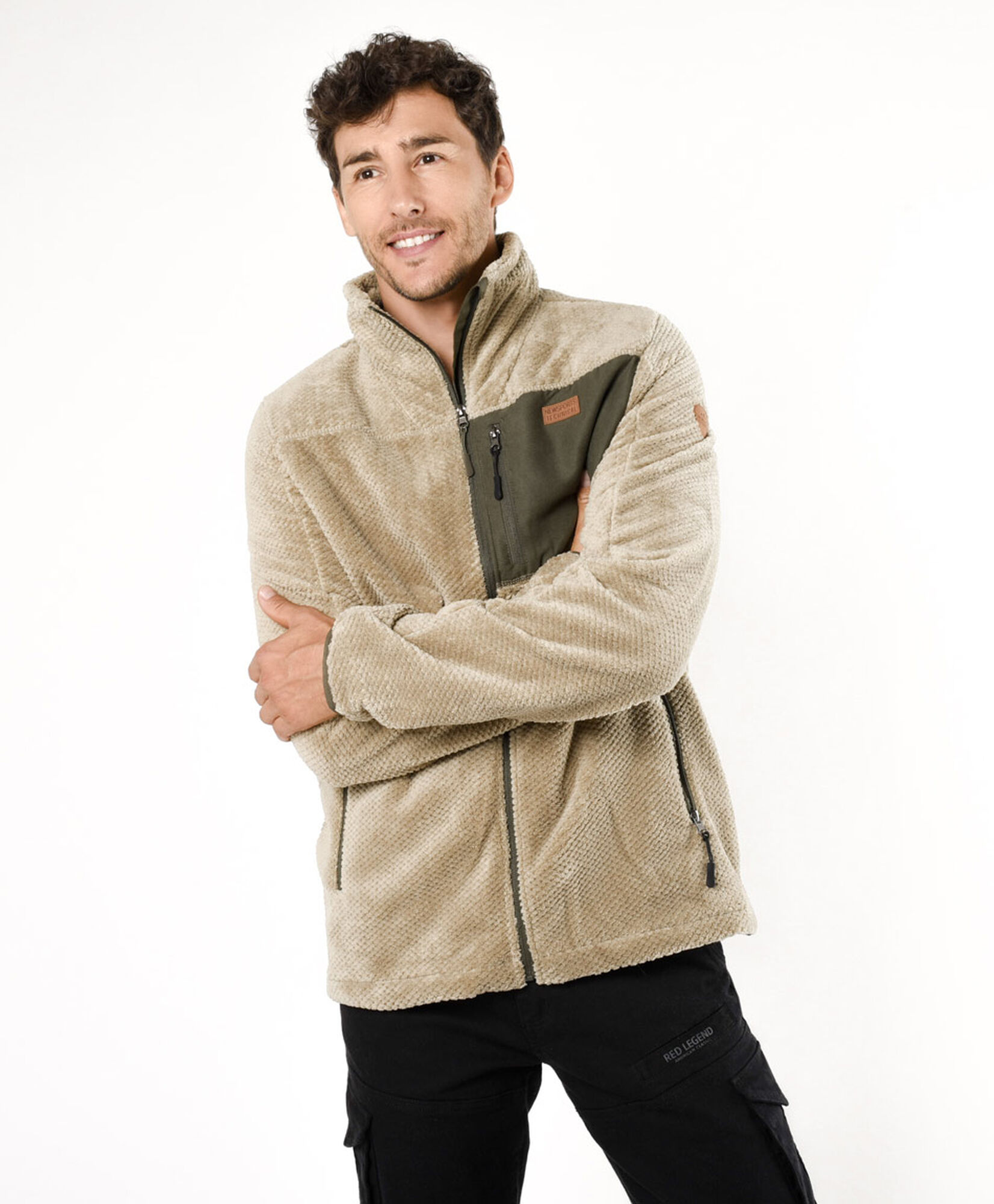 Polar deportivo hombre bolsillo color Polar deportivo hombre bolsillo color