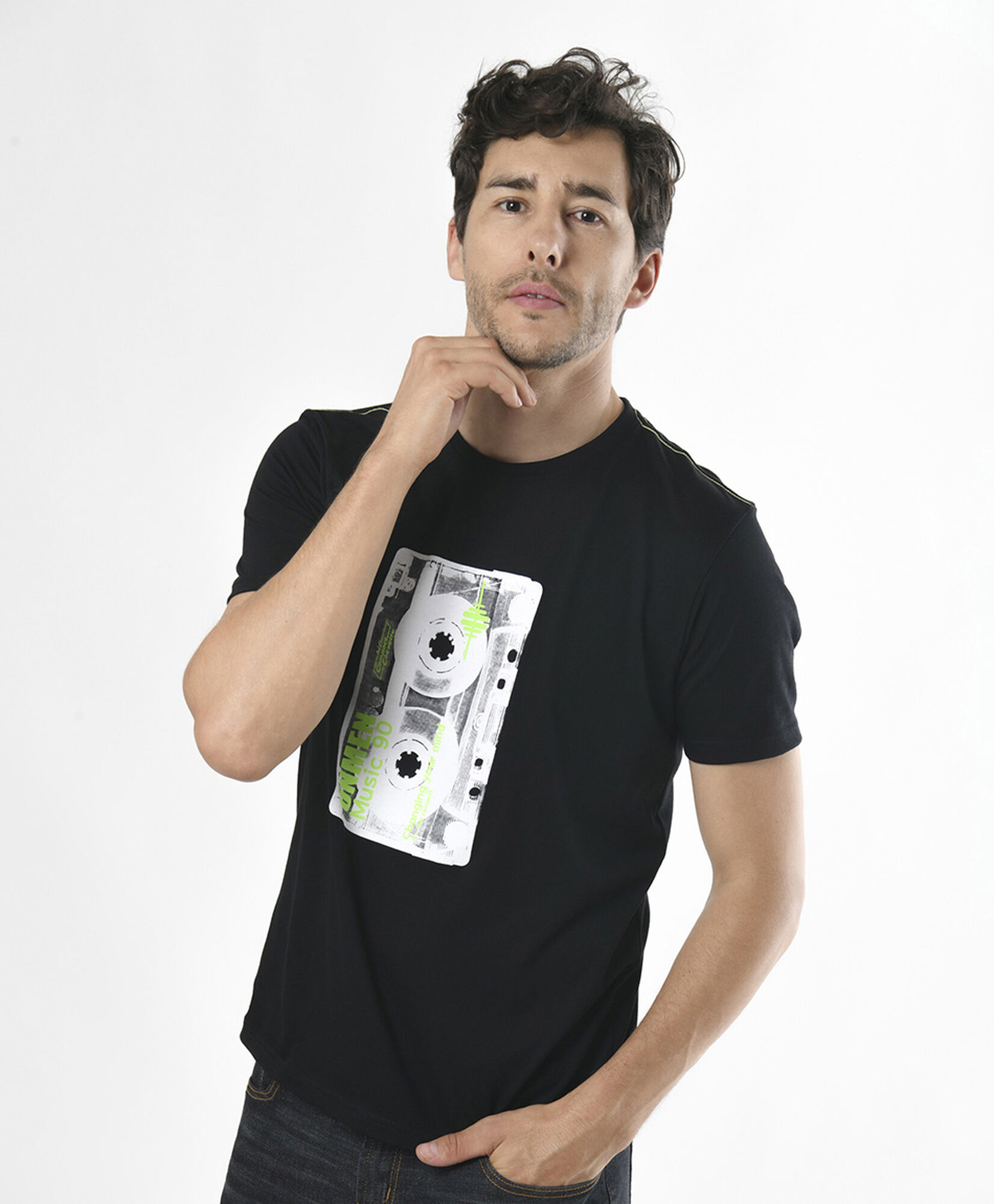 Polera hombre cassette Polera hombre cassette