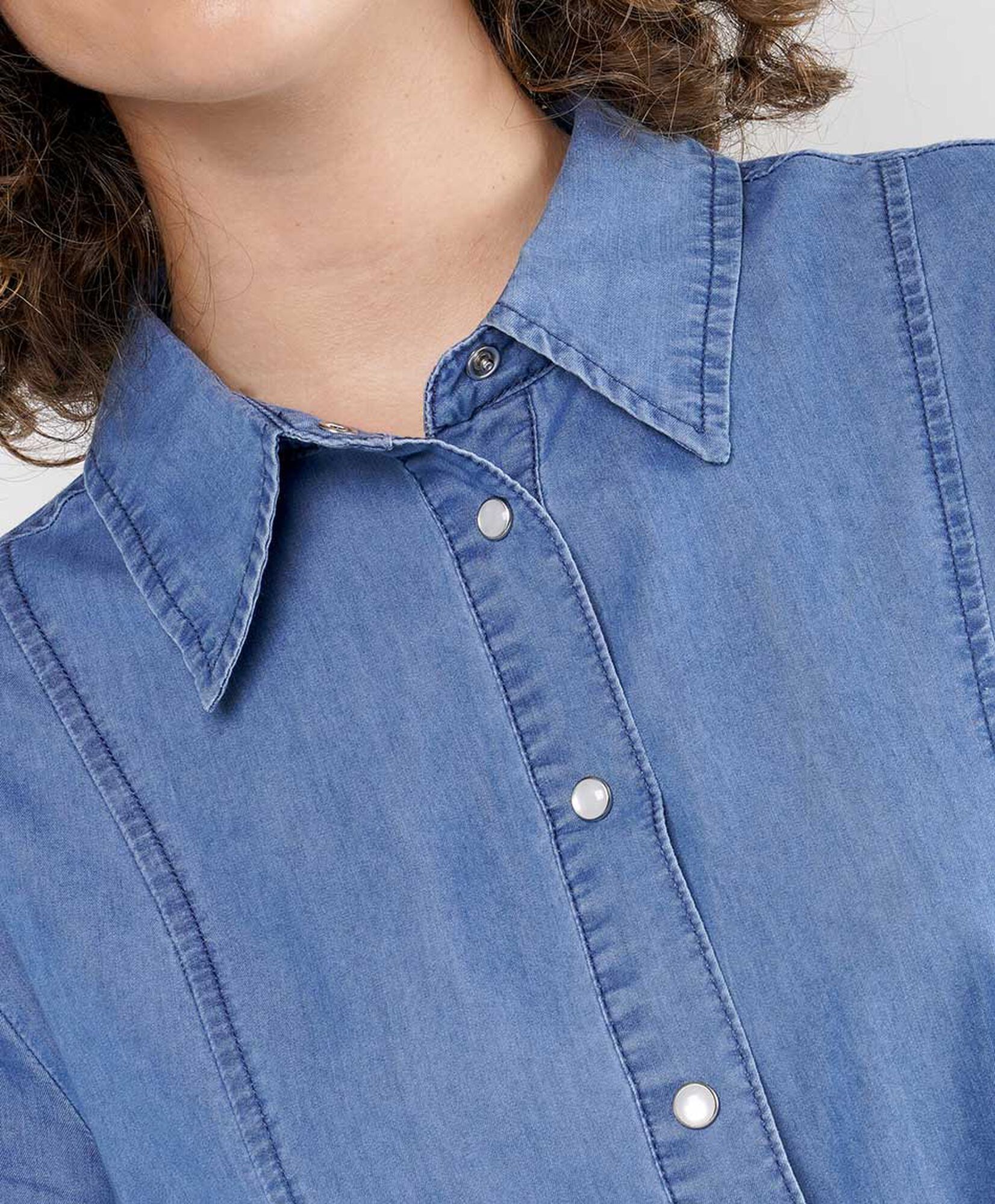 Vestido mujer denim camisero Vestido mujer denim camisero