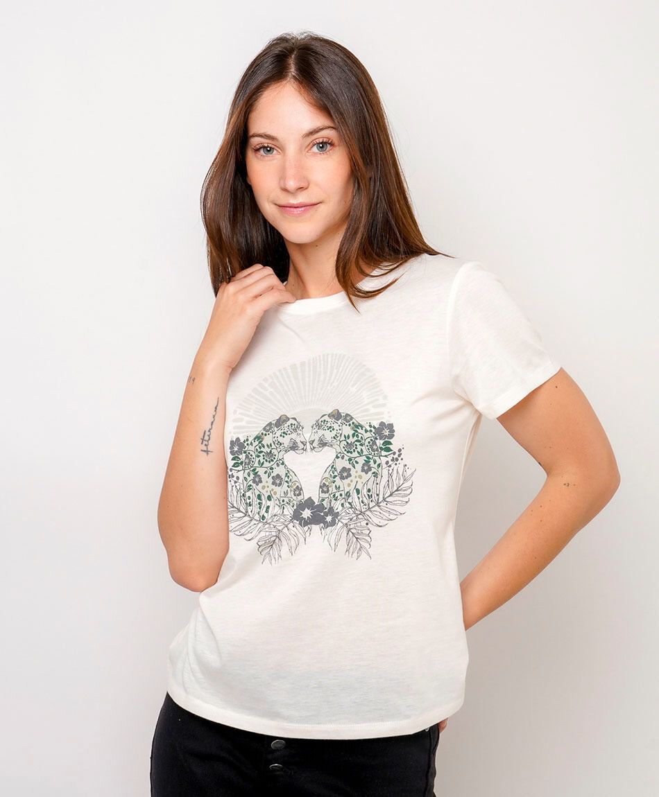 Polera mujer jaguares bot&aacute;nicos